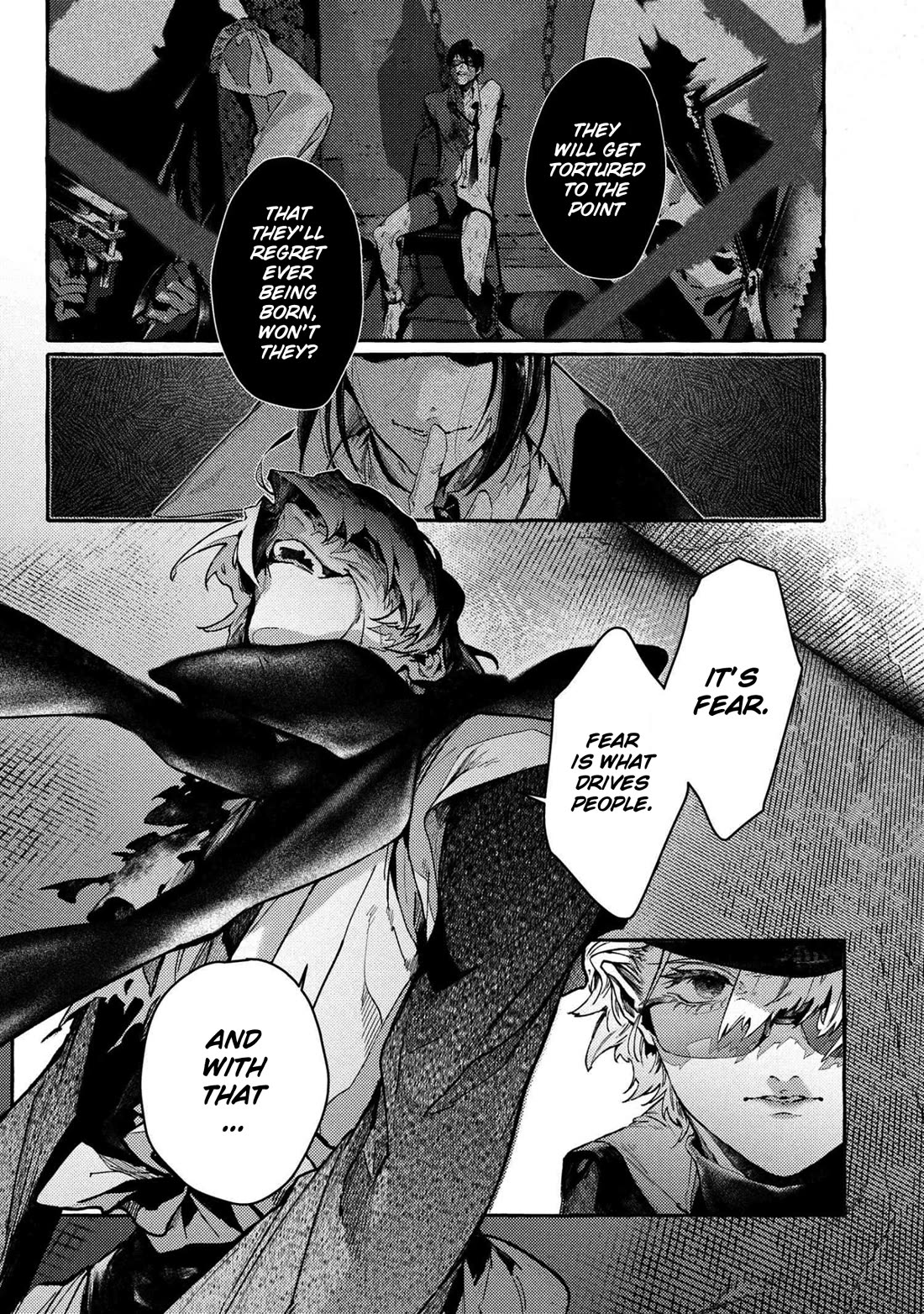 Bungou Stray Dogs Gaiden: Ayatsuji Yukito VS. Kyougoku Natsuhiko Chapter 12 page 5 - Chapter 12: Act 5: Inside the Passenger Train / Morning / Cloudy ④
