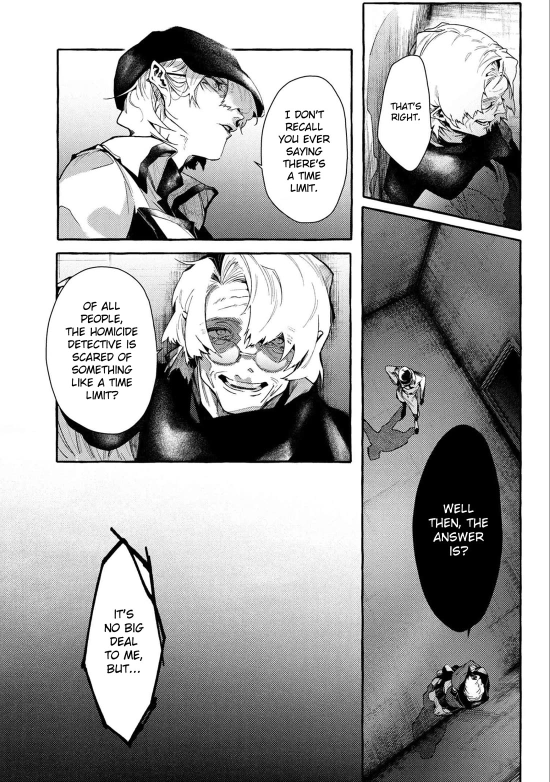 Bungou Stray Dogs Gaiden: Ayatsuji Yukito VS. Kyougoku Natsuhiko Chapter 13 page 15 - Chapter 13: Act 5: Inside the Passenger Train / Morning / Cloudy ⑤