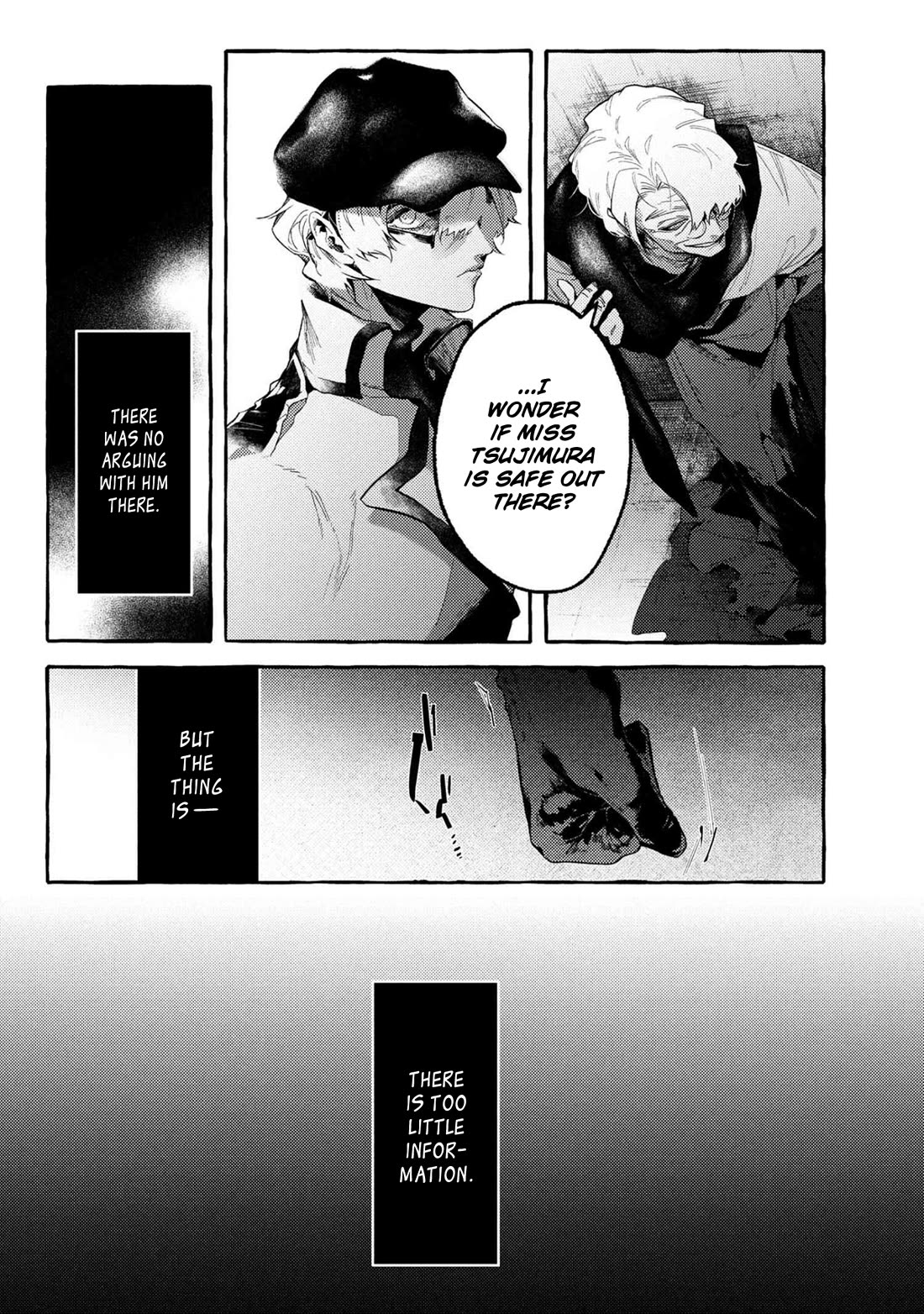 Bungou Stray Dogs Gaiden: Ayatsuji Yukito VS. Kyougoku Natsuhiko Chapter 13 page 16 - Chapter 13: Act 5: Inside the Passenger Train / Morning / Cloudy ⑤