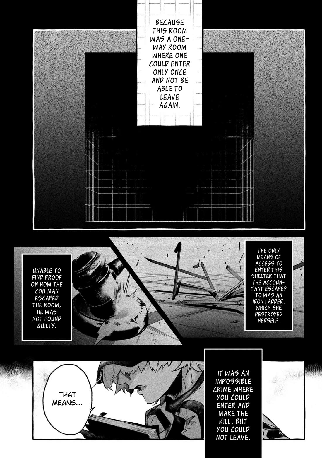 Bungou Stray Dogs Gaiden: Ayatsuji Yukito VS. Kyougoku Natsuhiko Chapter 13 page 7 - Chapter 13: Act 5: Inside the Passenger Train / Morning / Cloudy ⑤