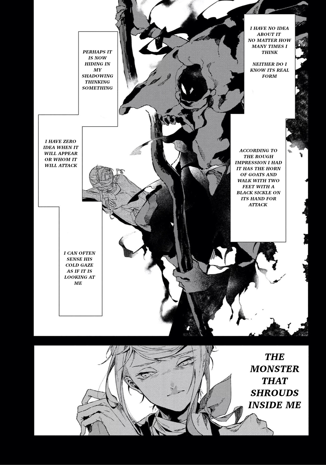 Bungou Stray Dogs Gaiden: Ayatsuji Yukito VS. Kyougoku Natsuhiko Chapter 5.1 page 8 - Chapter 5.1: Act 4: Justice Department/Morning/Sunny ①