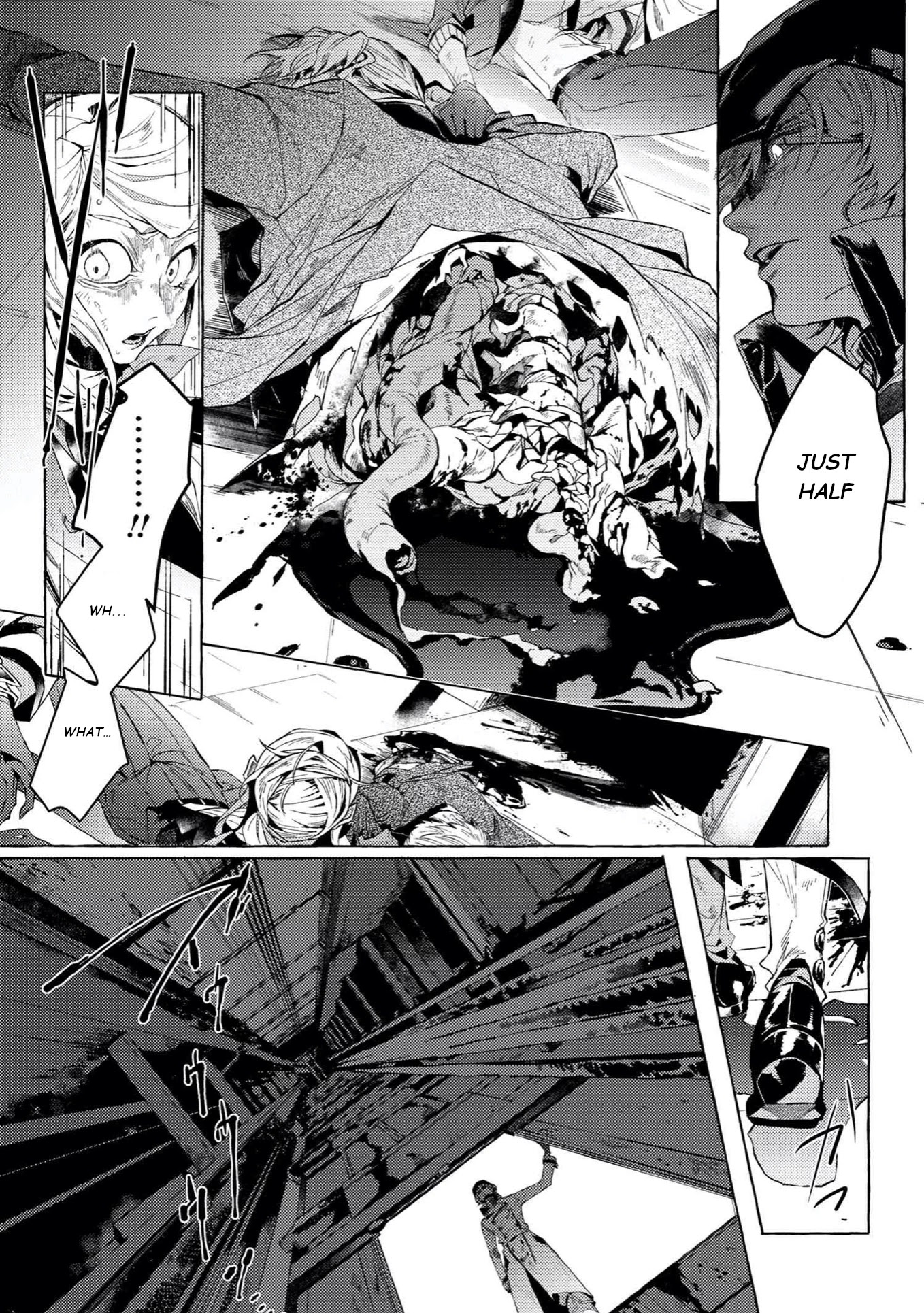 Bungou Stray Dogs Gaiden: Ayatsuji Yukito VS. Kyougoku Natsuhiko Chapter 5.2 page 15 - Chapter 5.2: Act 4: Justice Department/Morning/Sunny ②