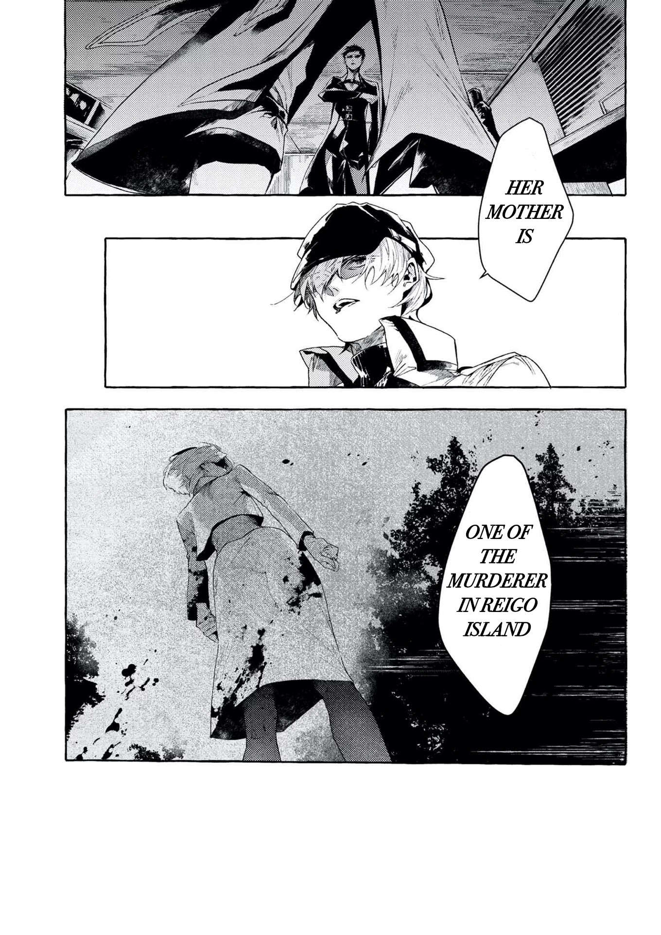 Bungou Stray Dogs Gaiden: Ayatsuji Yukito VS. Kyougoku Natsuhiko Chapter 6.2 page 15 - Chapter 6.2: Act 4: Justice Department/Morning/Sunny ④
