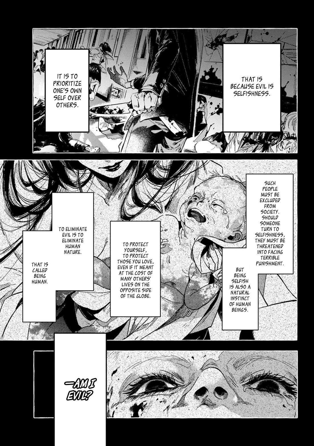 Bungou Stray Dogs Gaiden: Ayatsuji Yukito VS. Kyougoku Natsuhiko Chapter 9.1 page 7 - Chapter 9.1: Interlude: The Lower Realms / Darkness / Witching Hour