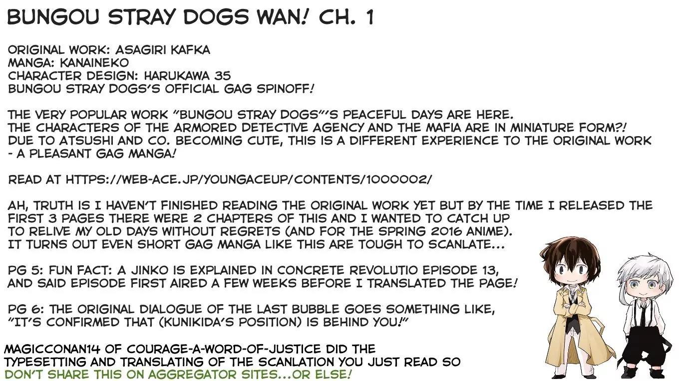 Bungou Stray Dogs Wan! Chapter 1 page 7 - Chapter 1