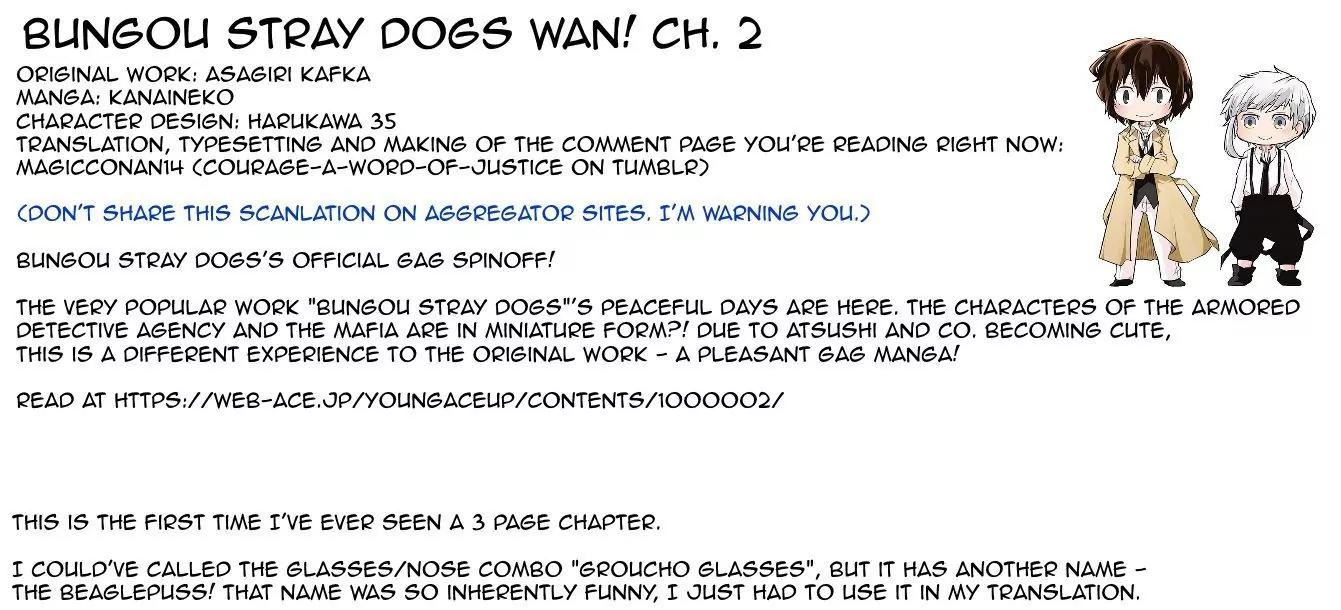 Bungou Stray Dogs Wan! Chapter 2.1 page 4 - Chapter 2.1