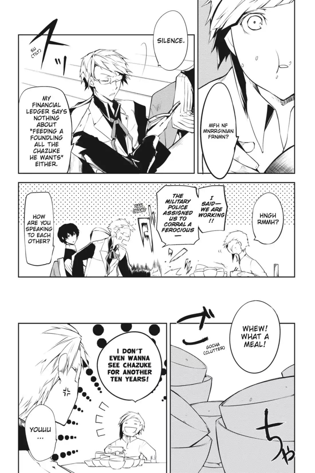 Bungou Stray Dogs Chapter 1 page 16 - Chapter 1: Looking the Gift Tiger in the Mouth