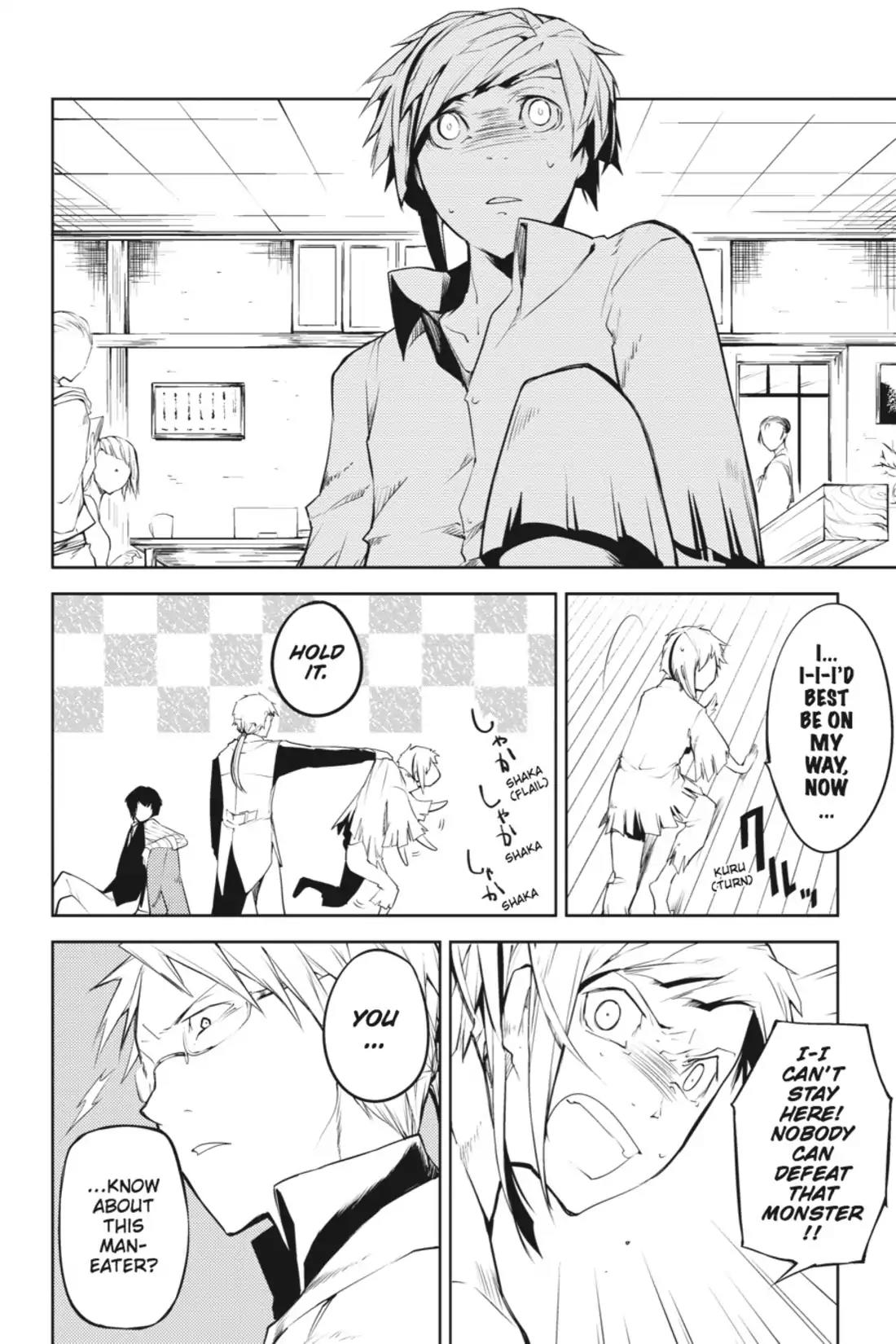 Bungou Stray Dogs Chapter 1 page 22 - Chapter 1: Looking the Gift Tiger in the Mouth