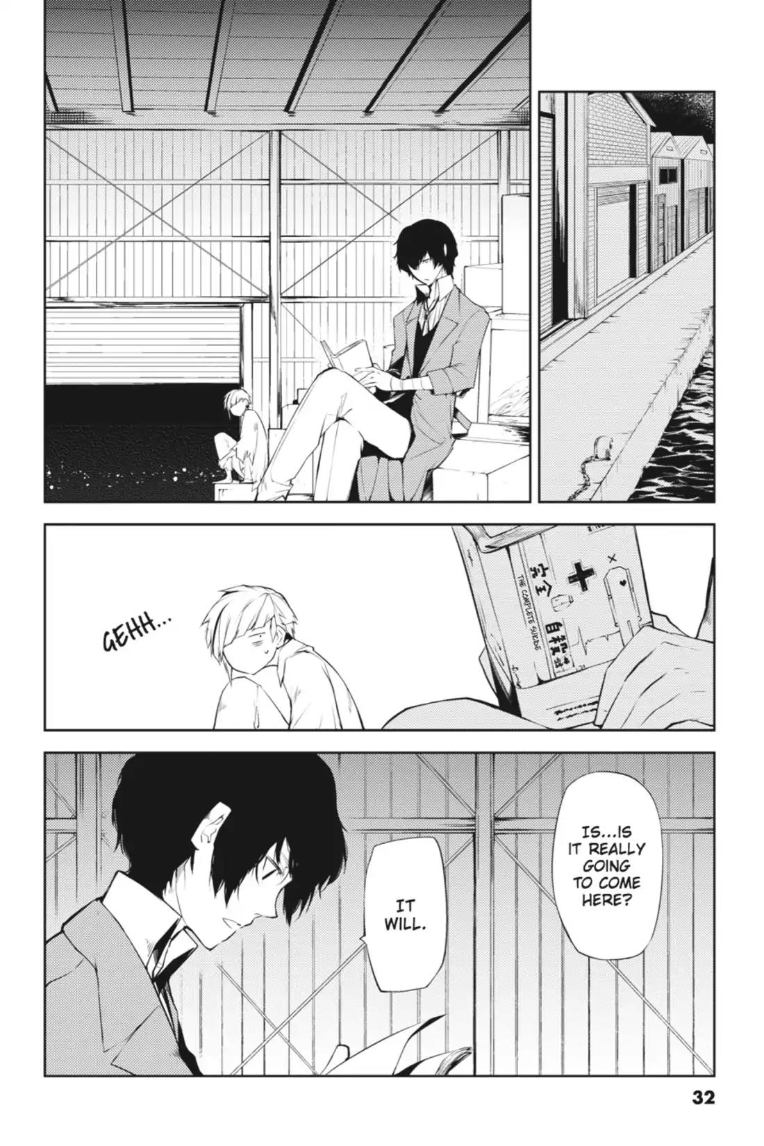 Bungou Stray Dogs Chapter 1 page 32 - Chapter 1: Looking the Gift Tiger in the Mouth