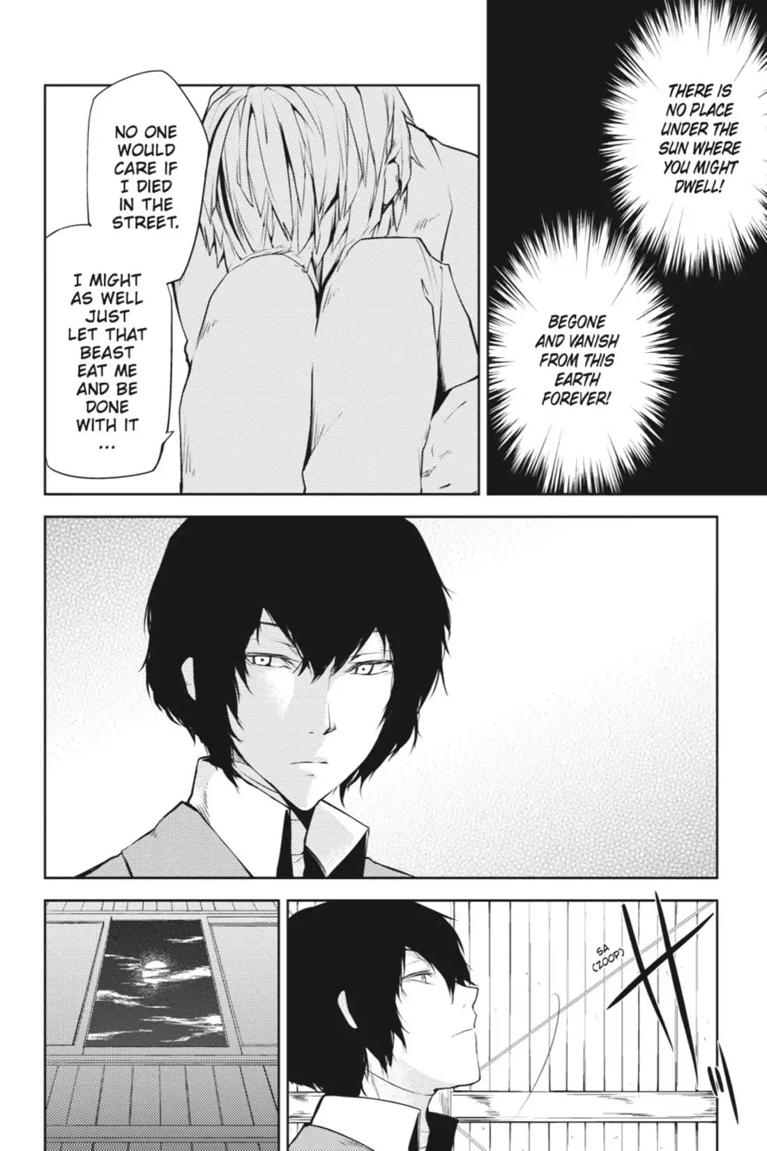 Bungou Stray Dogs Chapter 1 page 34 - Chapter 1: Looking the Gift Tiger in the Mouth