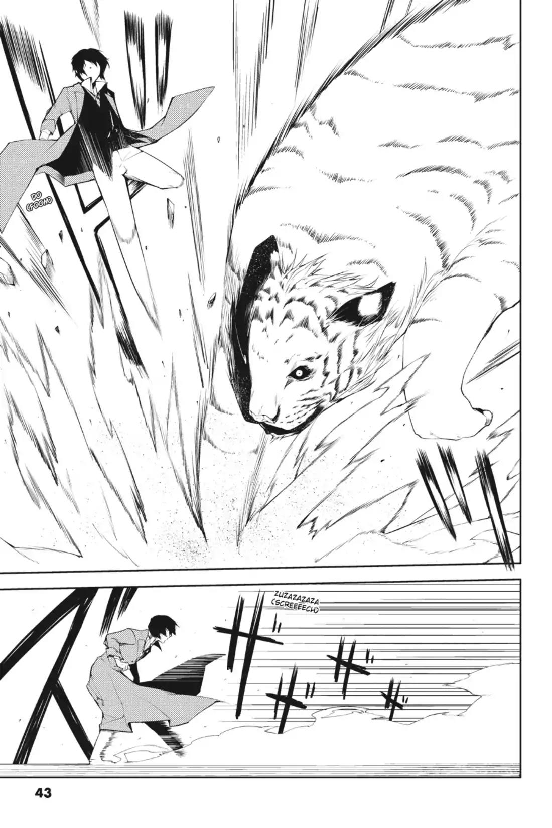 Bungou Stray Dogs Chapter 1 page 43 - Chapter 1: Looking the Gift Tiger in the Mouth