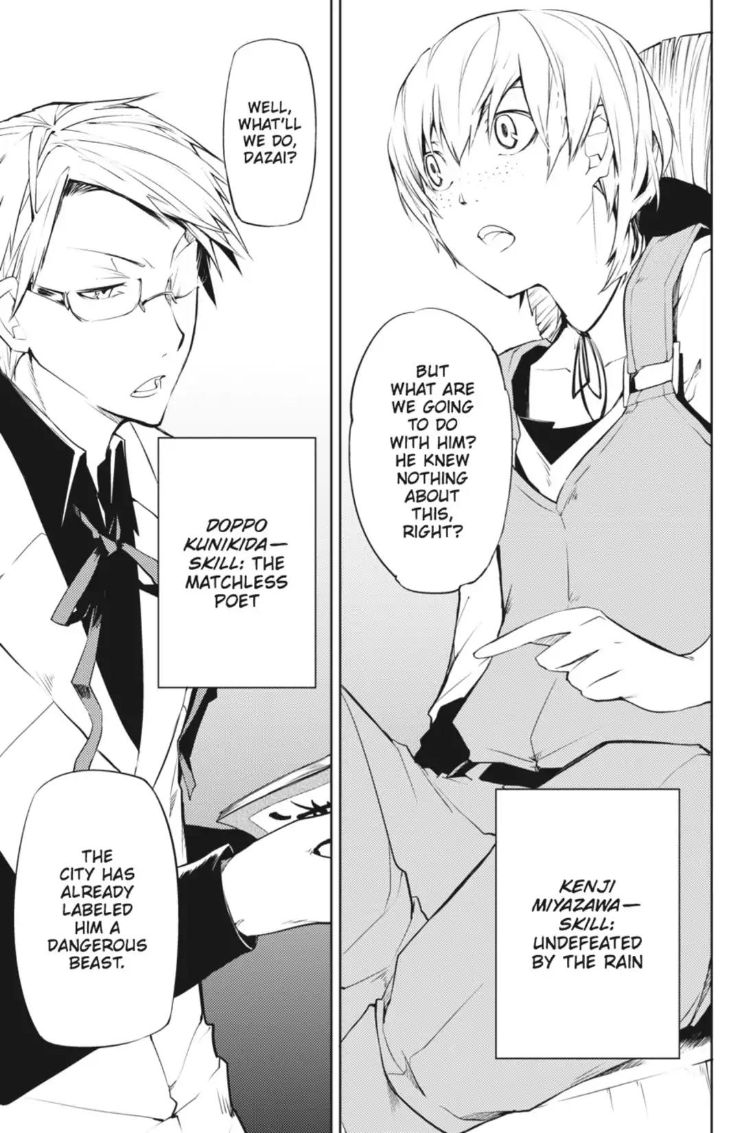 Bungou Stray Dogs Chapter 1 page 52 - Chapter 1: Looking the Gift Tiger in the Mouth
