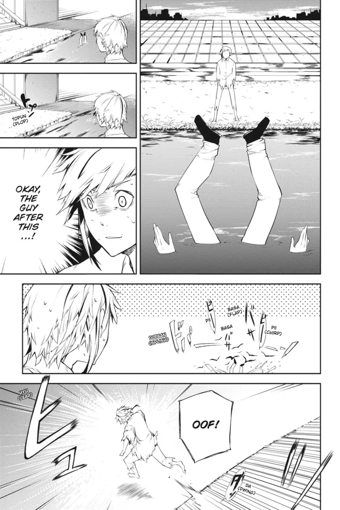 Bungou Stray Dogs Chapter 1 page 7 - Chapter 1: Looking the Gift Tiger in the Mouth