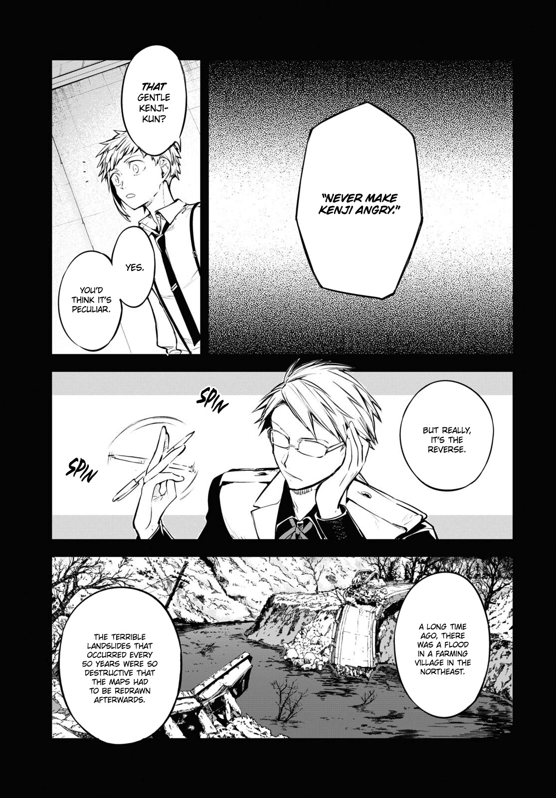 Bungou Stray Dogs Chapter 100.5 page 10 - Chapter 100.5: In the Pier of the Sky, Part 9 (Second Half)