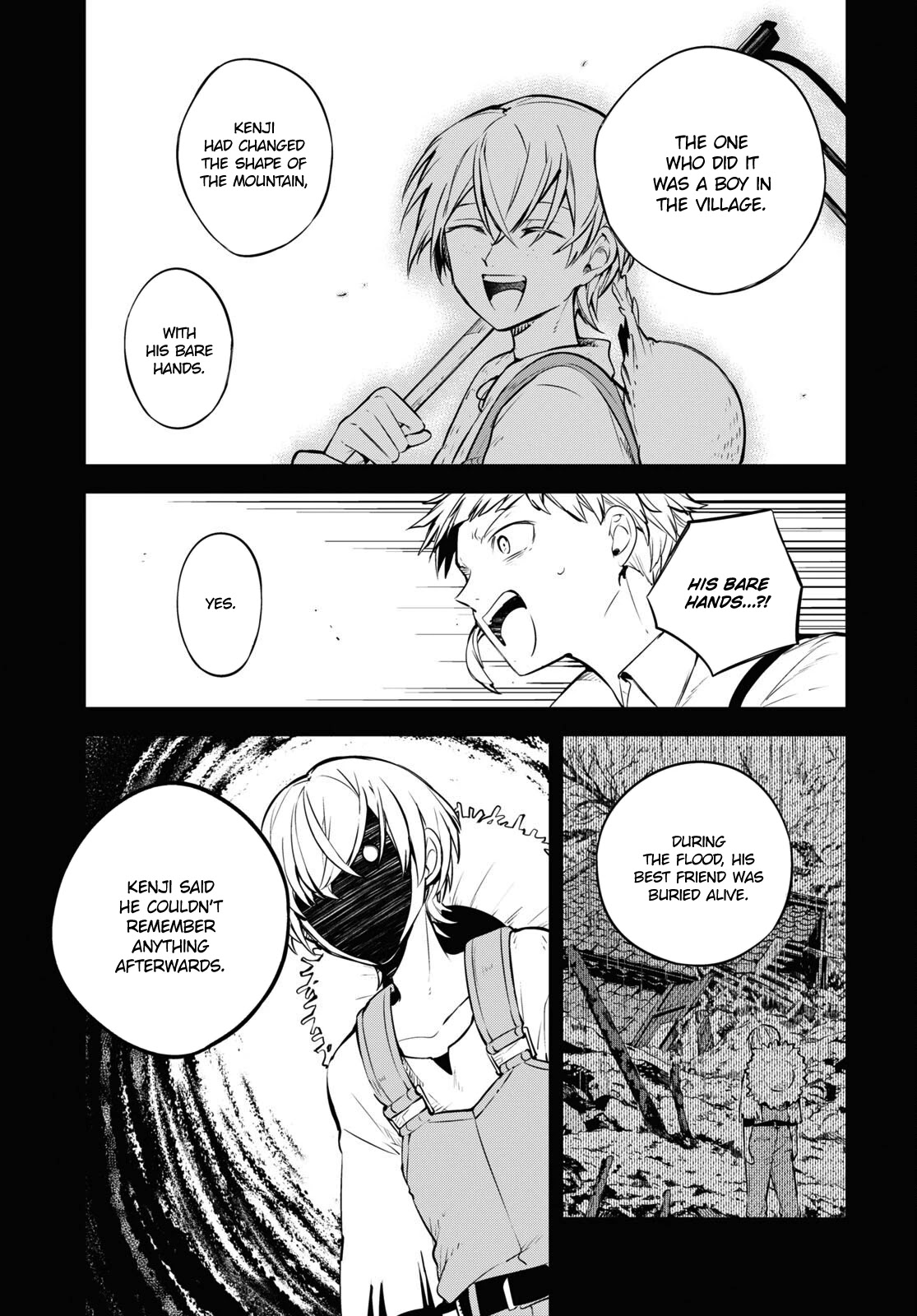 Bungou Stray Dogs Chapter 100.5 page 12 - Chapter 100.5: In the Pier of the Sky, Part 9 (Second Half)