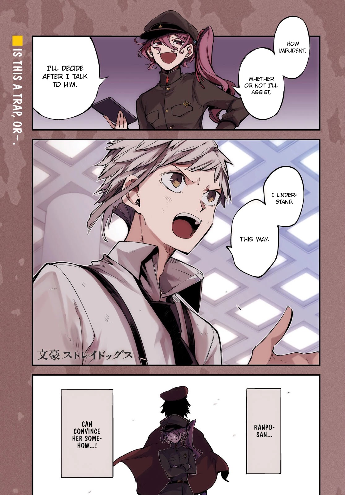 Bungou Stray Dogs Chapter 100 page 2 - Chapter 100: Port in the Sky, Part 9