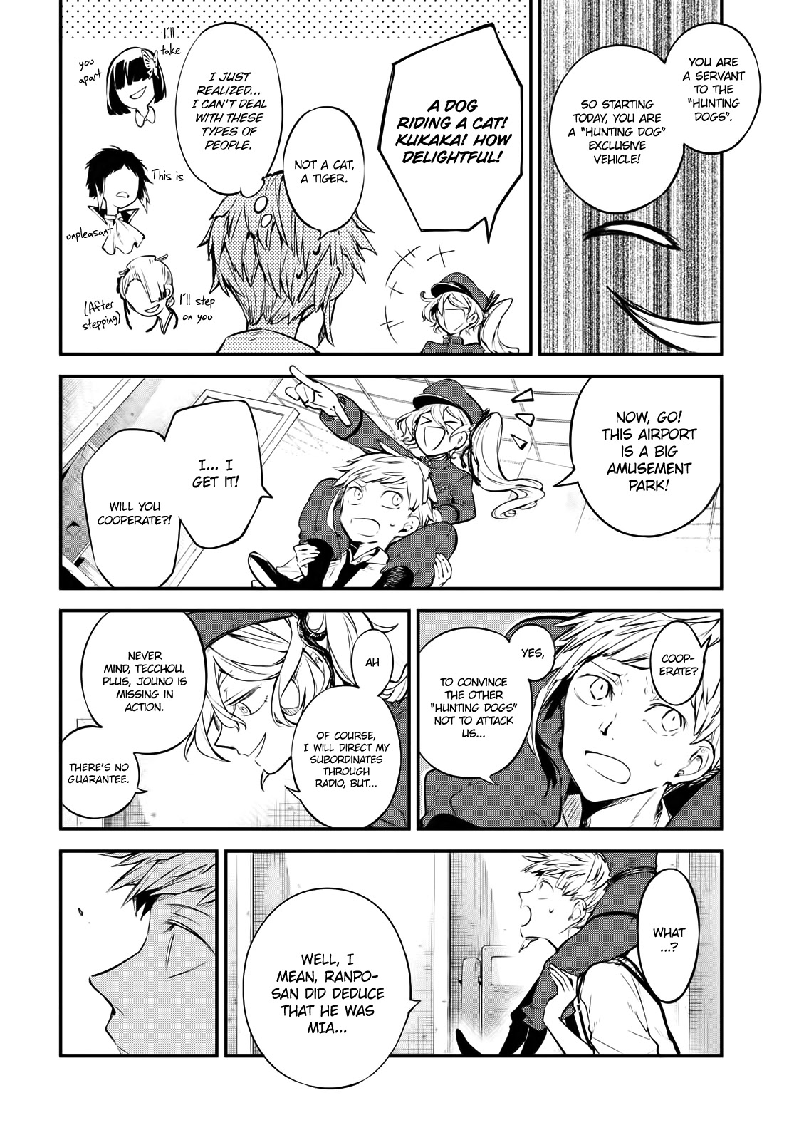 Bungou Stray Dogs Chapter 100 page 7 - Chapter 100: Port in the Sky, Part 9