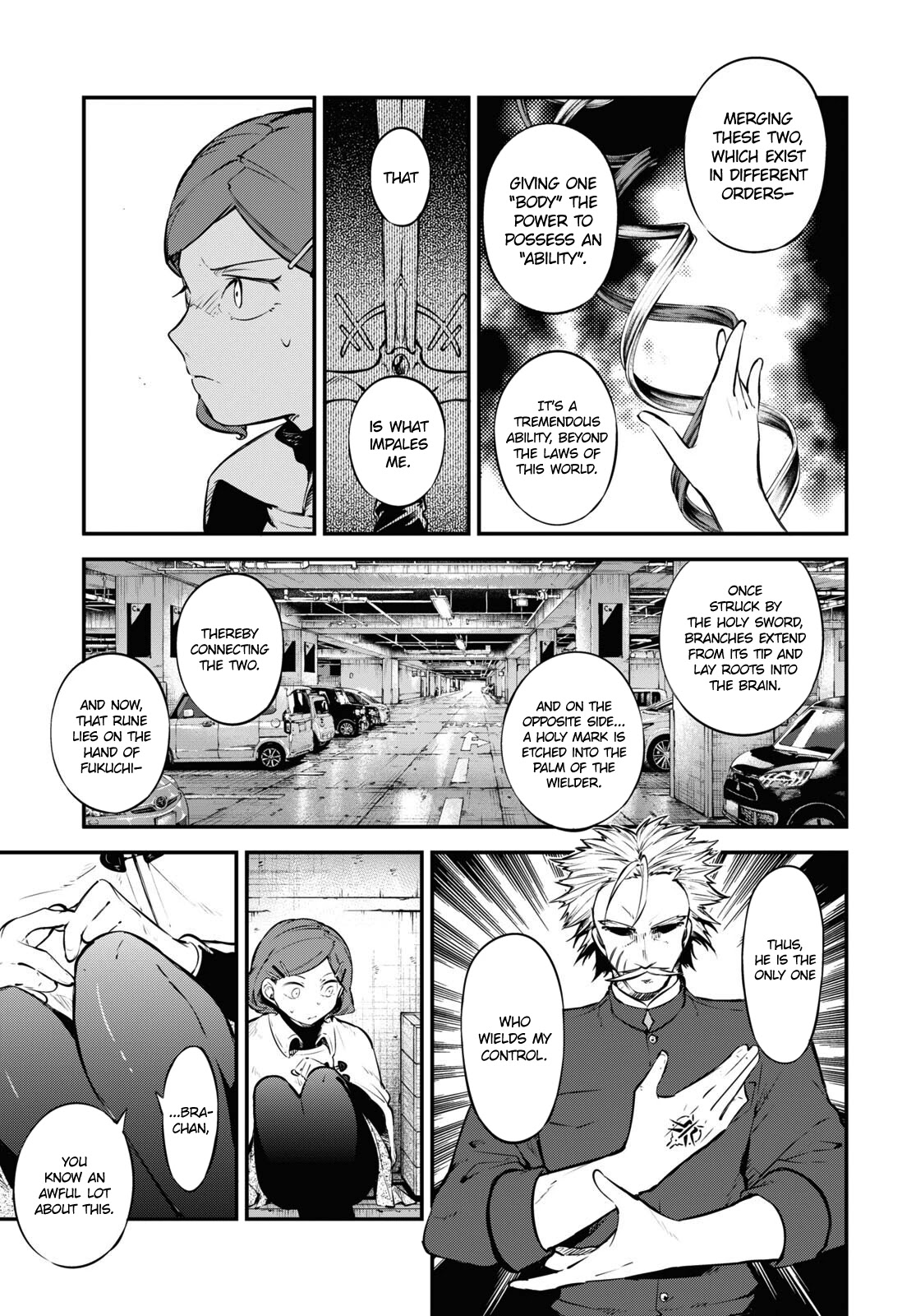 Bungou Stray Dogs Chapter 102 page 12 - Chapter 102: Beyond the Human Boundary, Part 1 (First Half)
