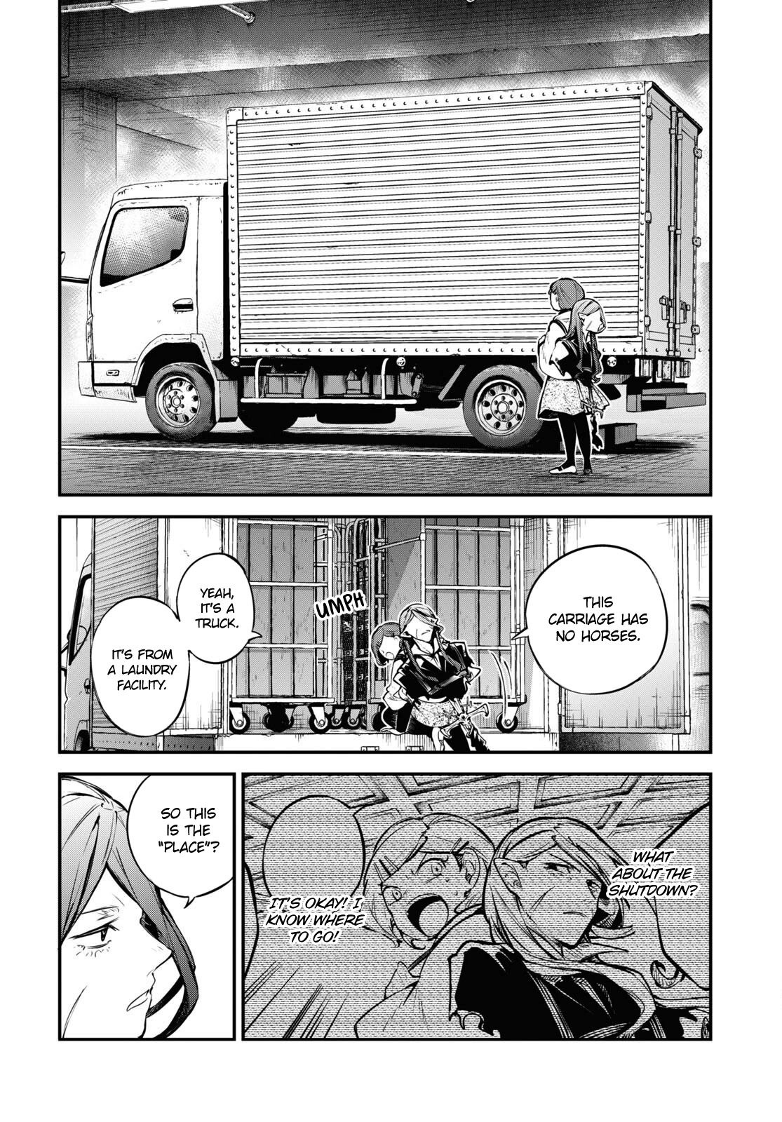 Bungou Stray Dogs Chapter 102 page 3 - Chapter 102: Beyond the Human Boundary, Part 1 (First Half)