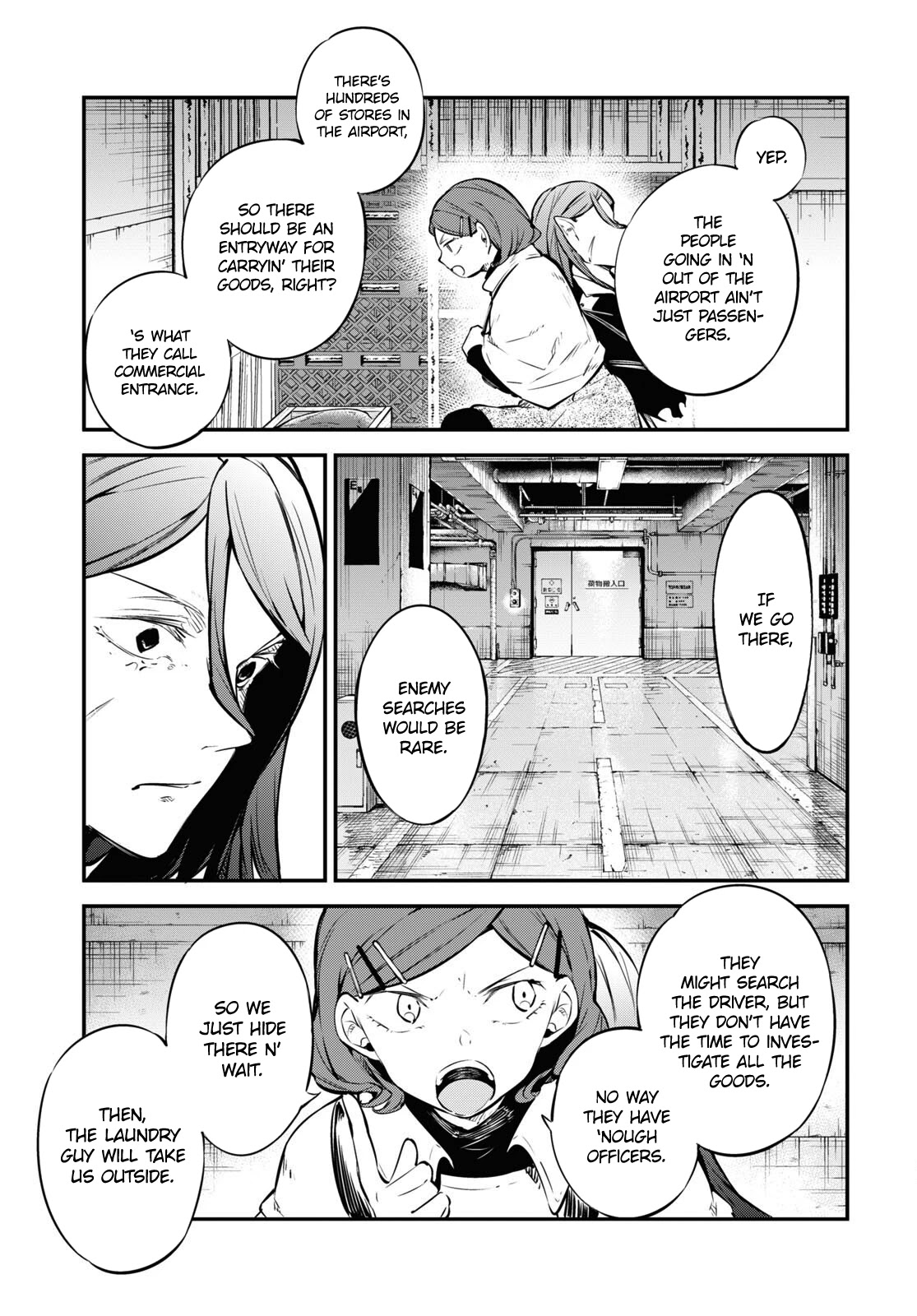 Bungou Stray Dogs Chapter 102 page 4 - Chapter 102: Beyond the Human Boundary, Part 1 (First Half)