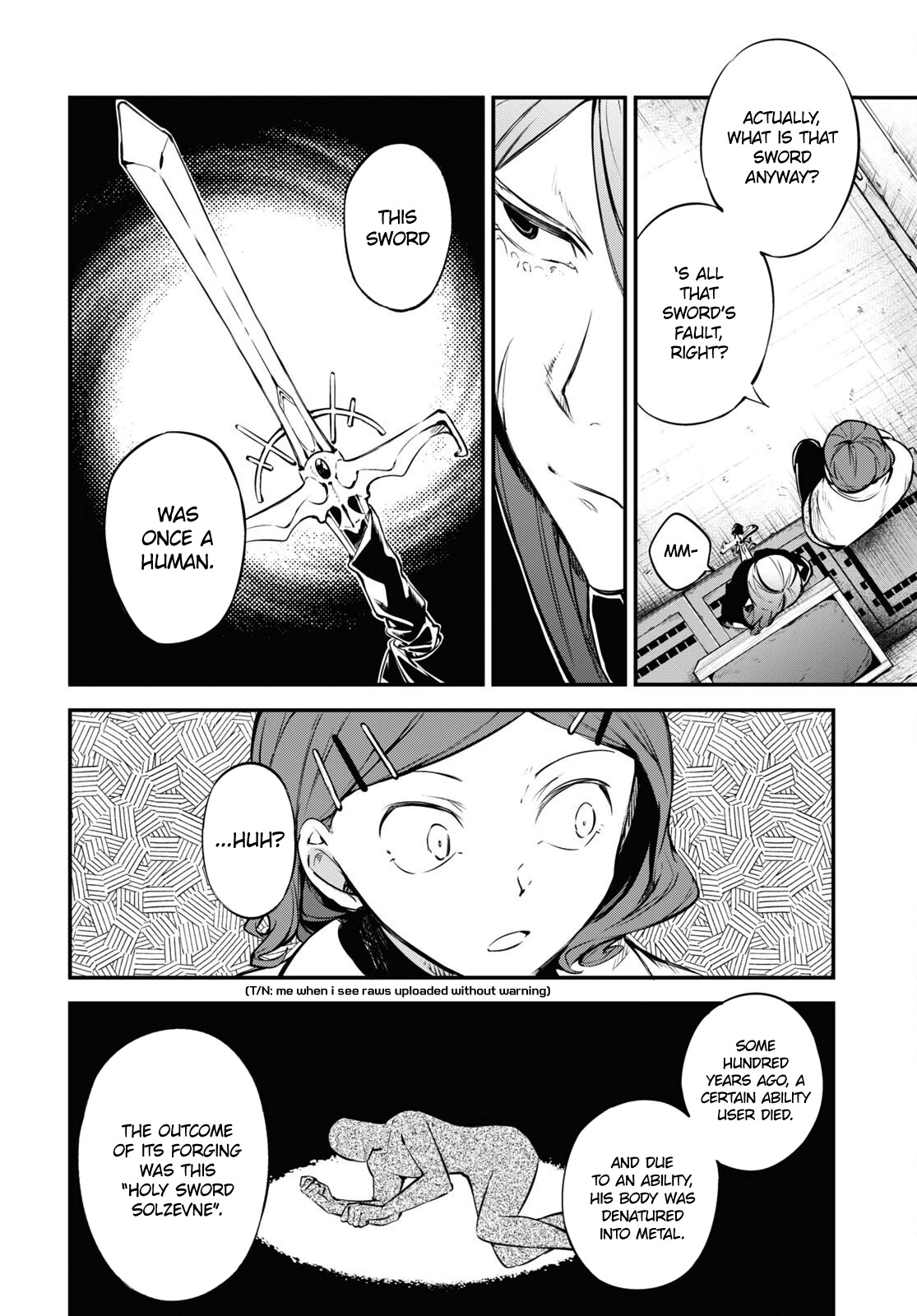 Bungou Stray Dogs Chapter 102 page 7 - Chapter 102: Beyond the Human Boundary, Part 1 (First Half)