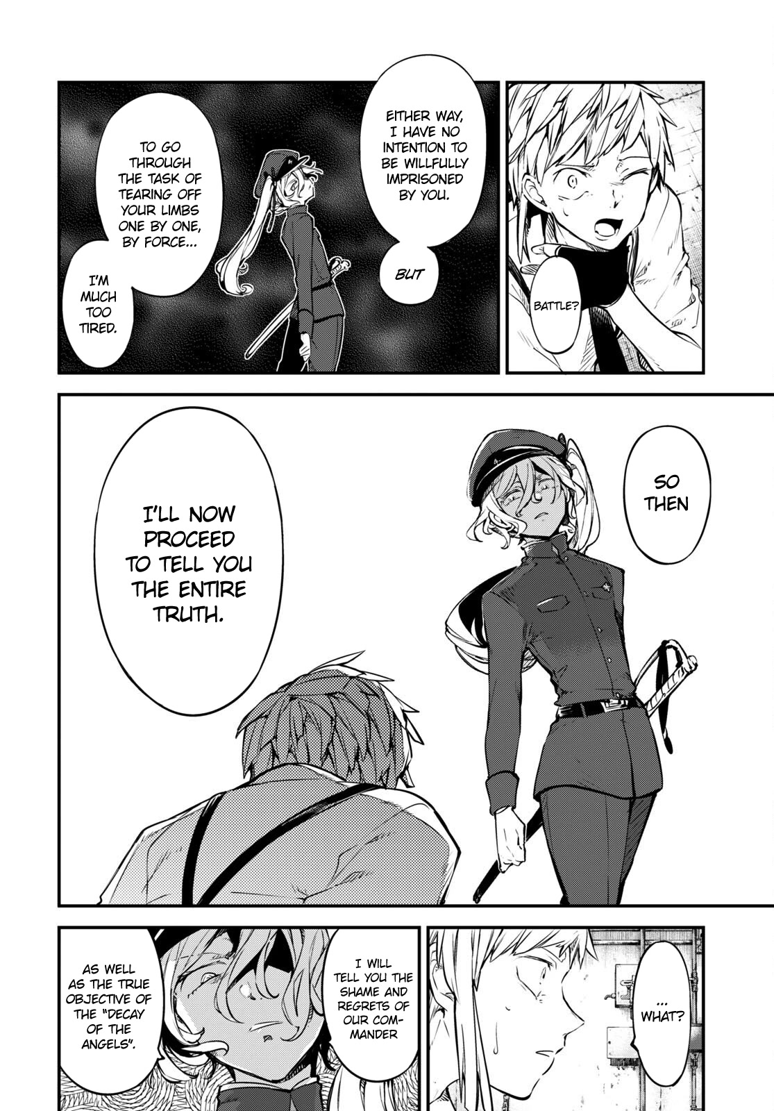 Bungou Stray Dogs Chapter 103.5 page 9 - Chapter 103.5: Wicked Realms Beyond Mankind, Part 2 Section 2