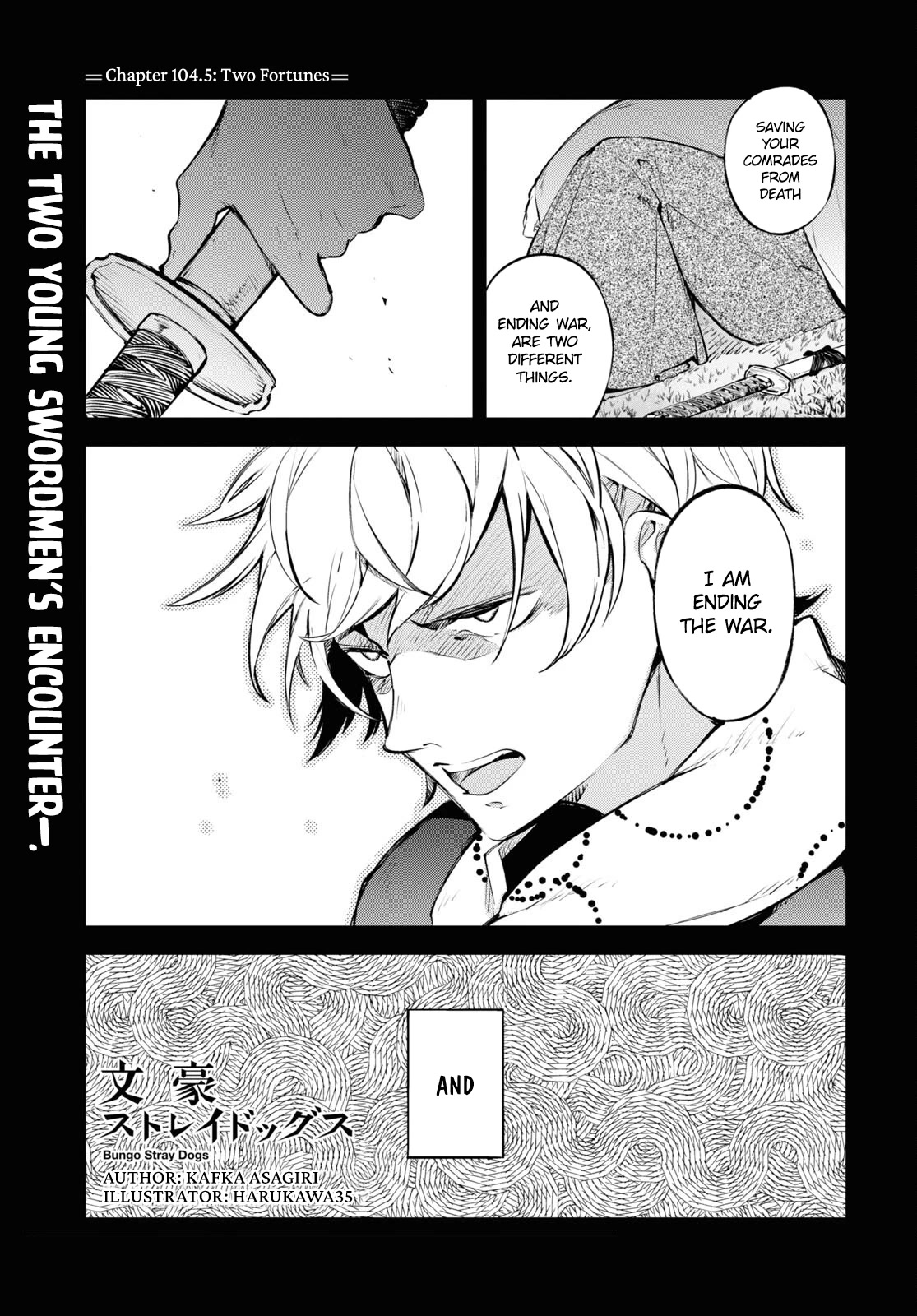 Bungou Stray Dogs Chapter 104.5 page 2 - Chapter 104.5: Two Fortunes Part 2