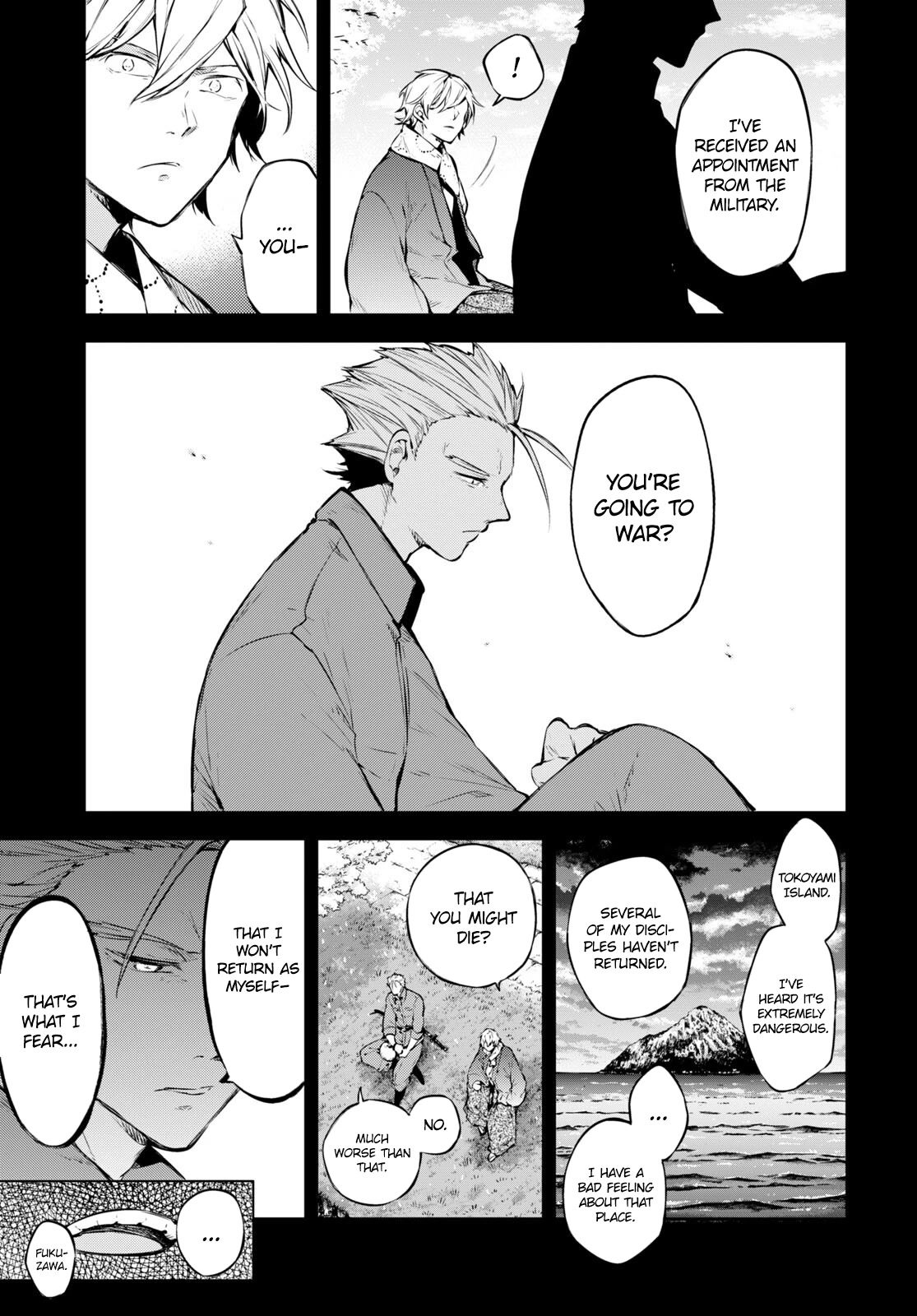 Bungou Stray Dogs Chapter 104 page 12 - Chapter 104: Two Fortunes