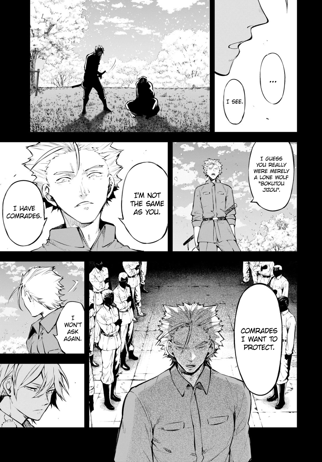 Bungou Stray Dogs Chapter 104 page 16 - Chapter 104: Two Fortunes