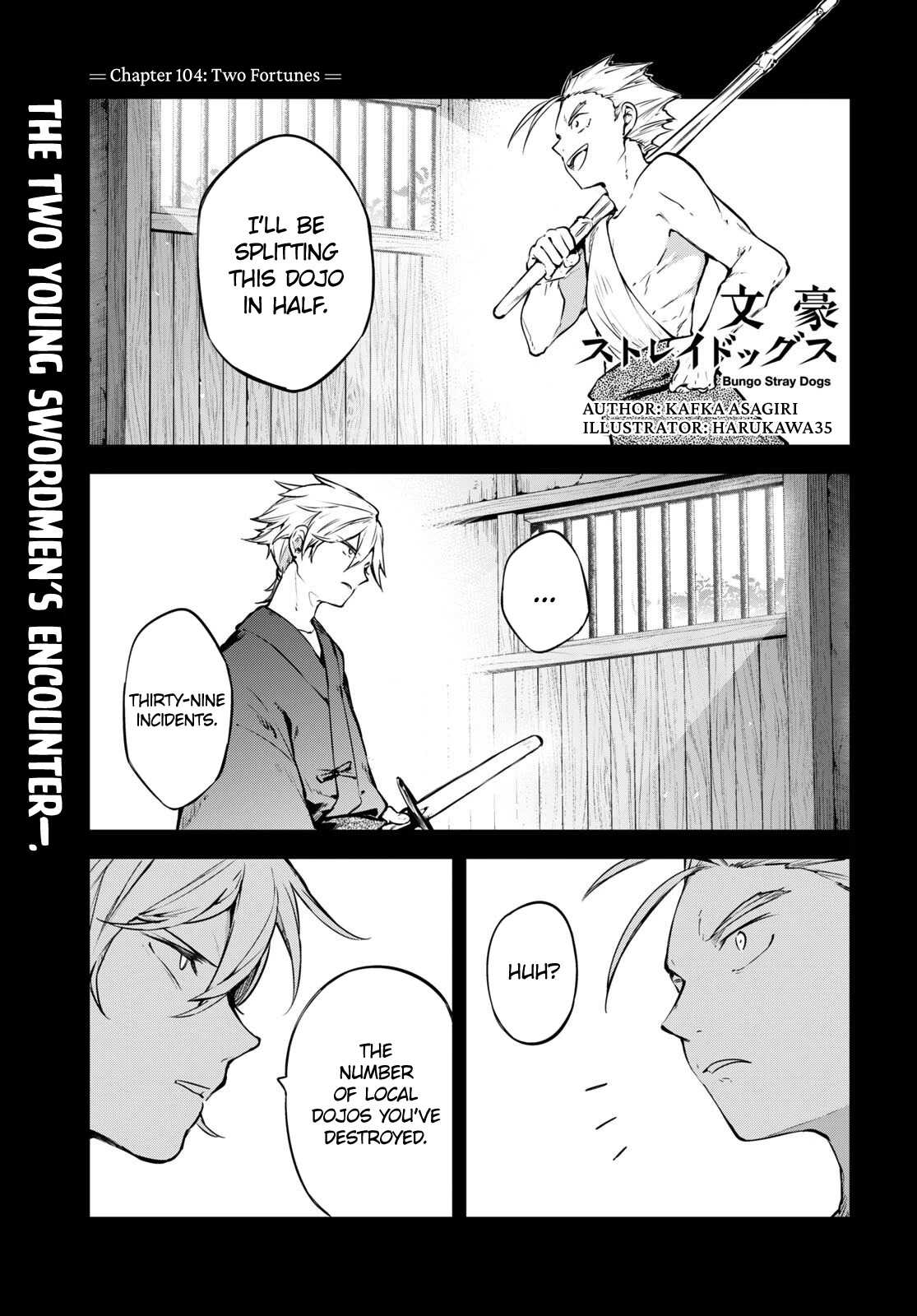 Bungou Stray Dogs Chapter 104 page 2 - Chapter 104: Two Fortunes