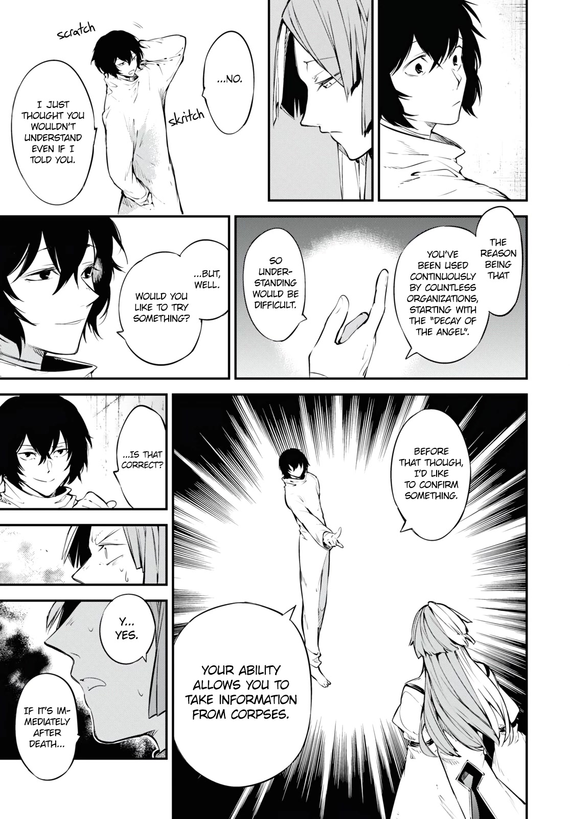 Bungou Stray Dogs Chapter 105.5 page 4 - Chapter 105.5: In the Closeted Room Part 2