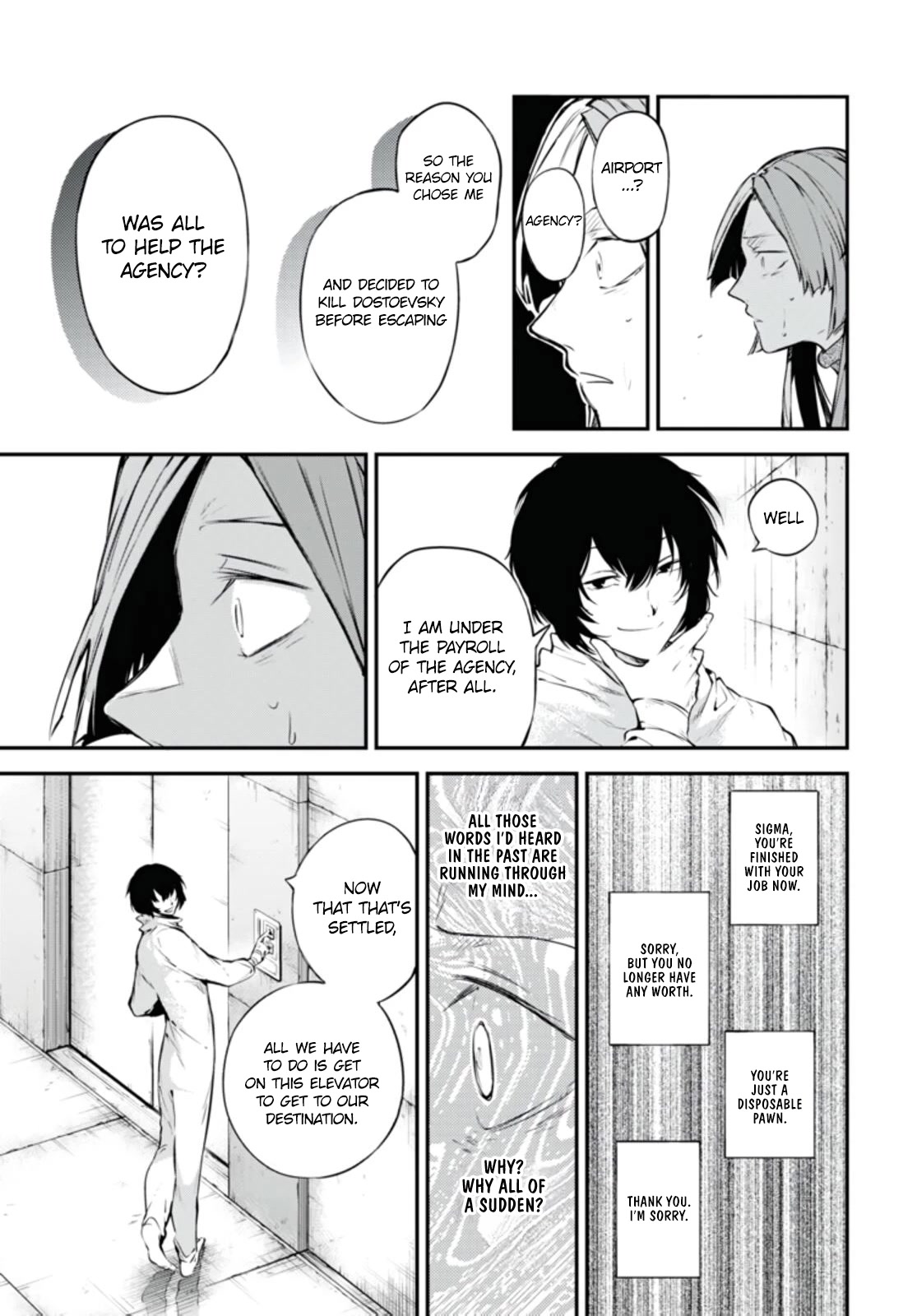 Bungou Stray Dogs Chapter 105.5 page 6 - Chapter 105.5: In the Closeted Room Part 2