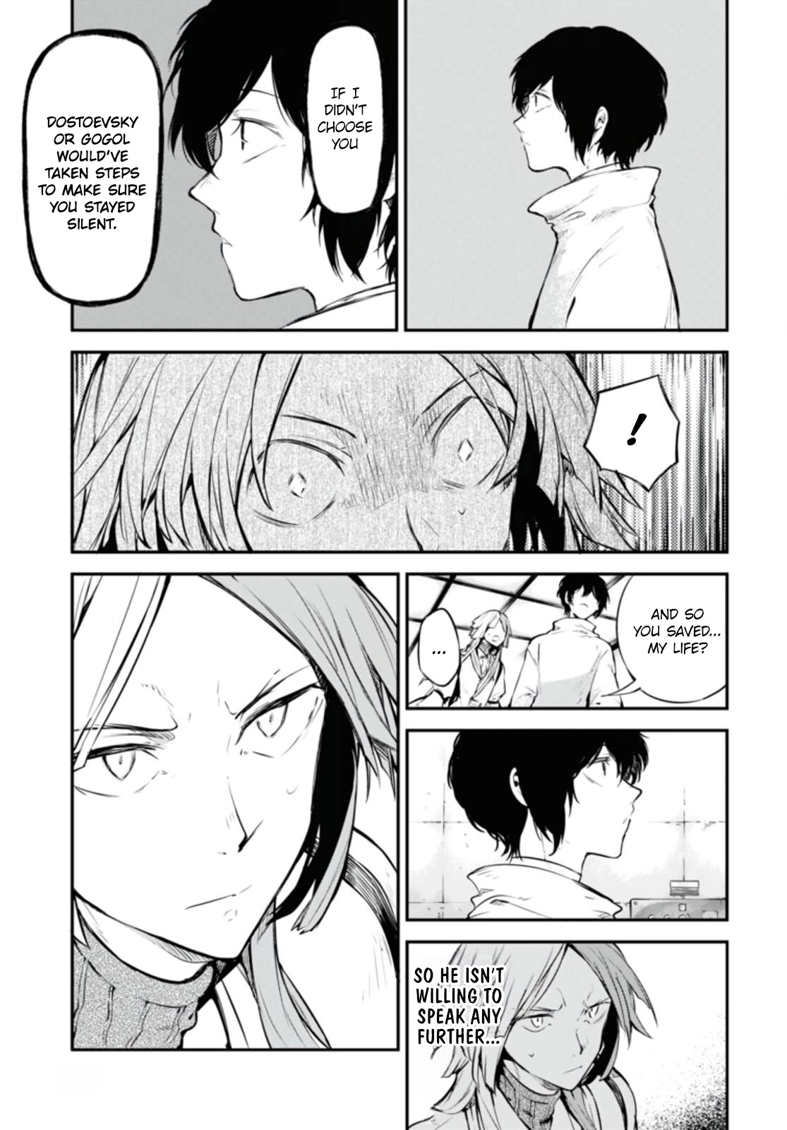 Bungou Stray Dogs Chapter 105.5 page 8 - Chapter 105.5: In the Closeted Room Part 2