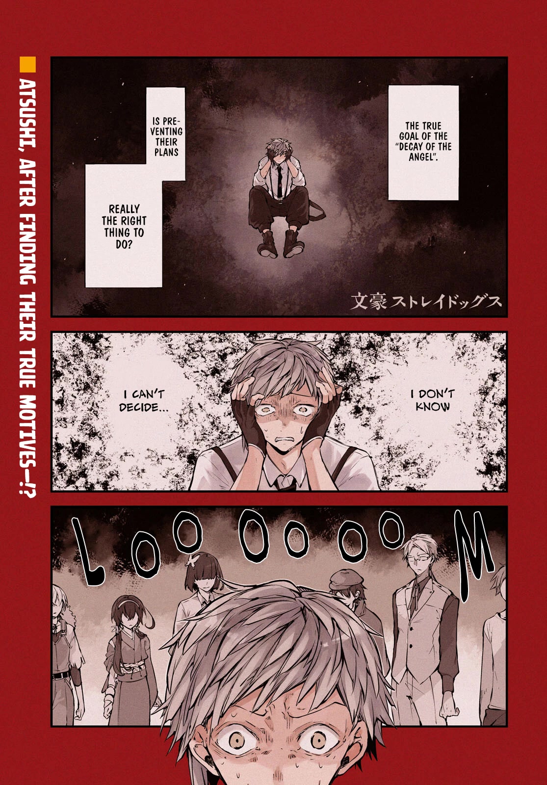 Bungou Stray Dogs Chapter 105 page 2 - Chapter 105: In the Closeted Room Part 1