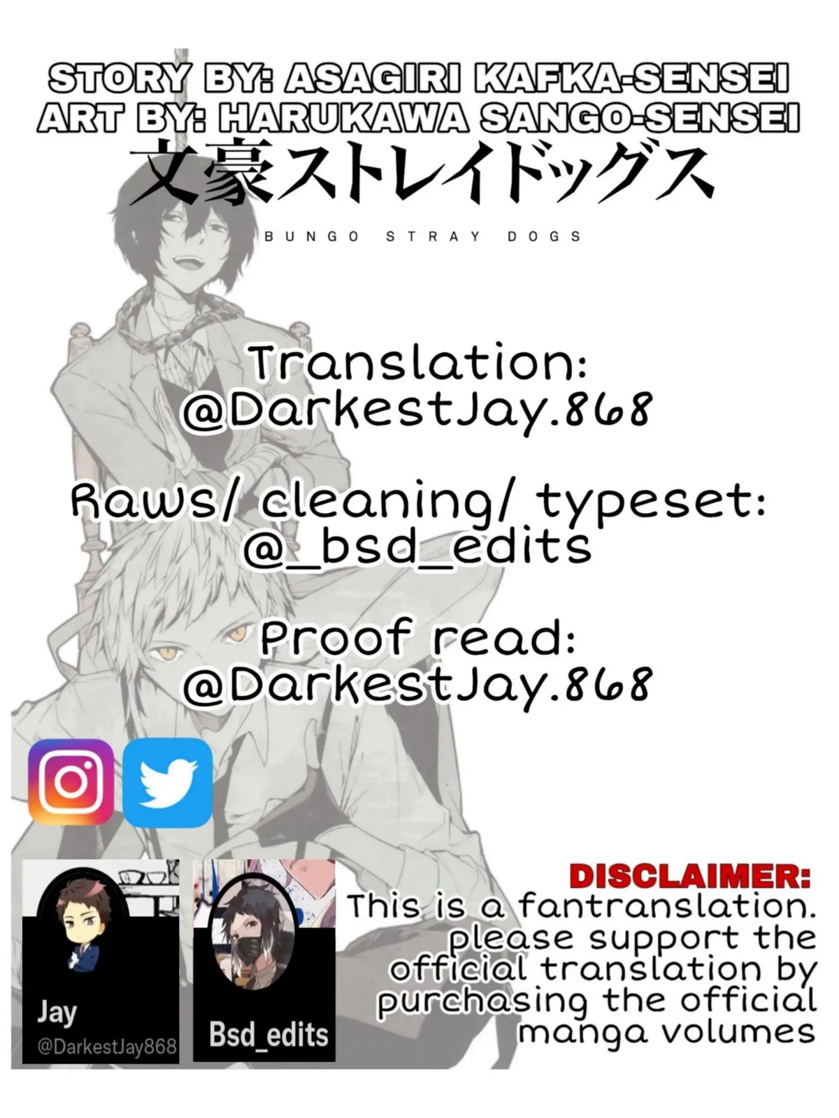Bungou Stray Dogs Chapter 106.5 page 26 - Chapter 106.5