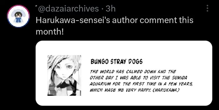 Bungou Stray Dogs Chapter 107.5 page 12 - Chapter 107.5
