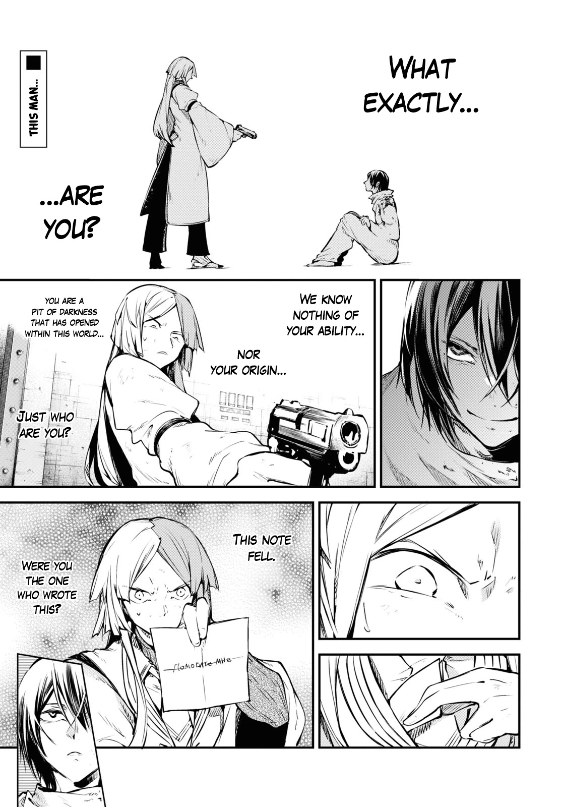 Bungou Stray Dogs Chapter 108 page 1 - Chapter 108: In The Small Room, Part 4