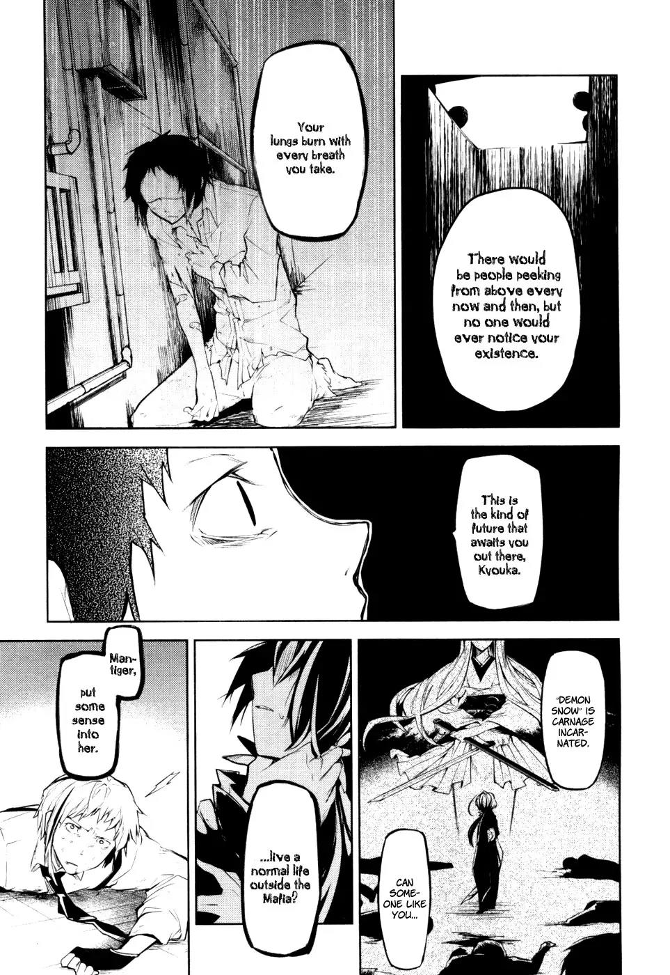 Bungou Stray Dogs Chapter 11 page 34 - Chapter 11 : ... Of Days Gone By