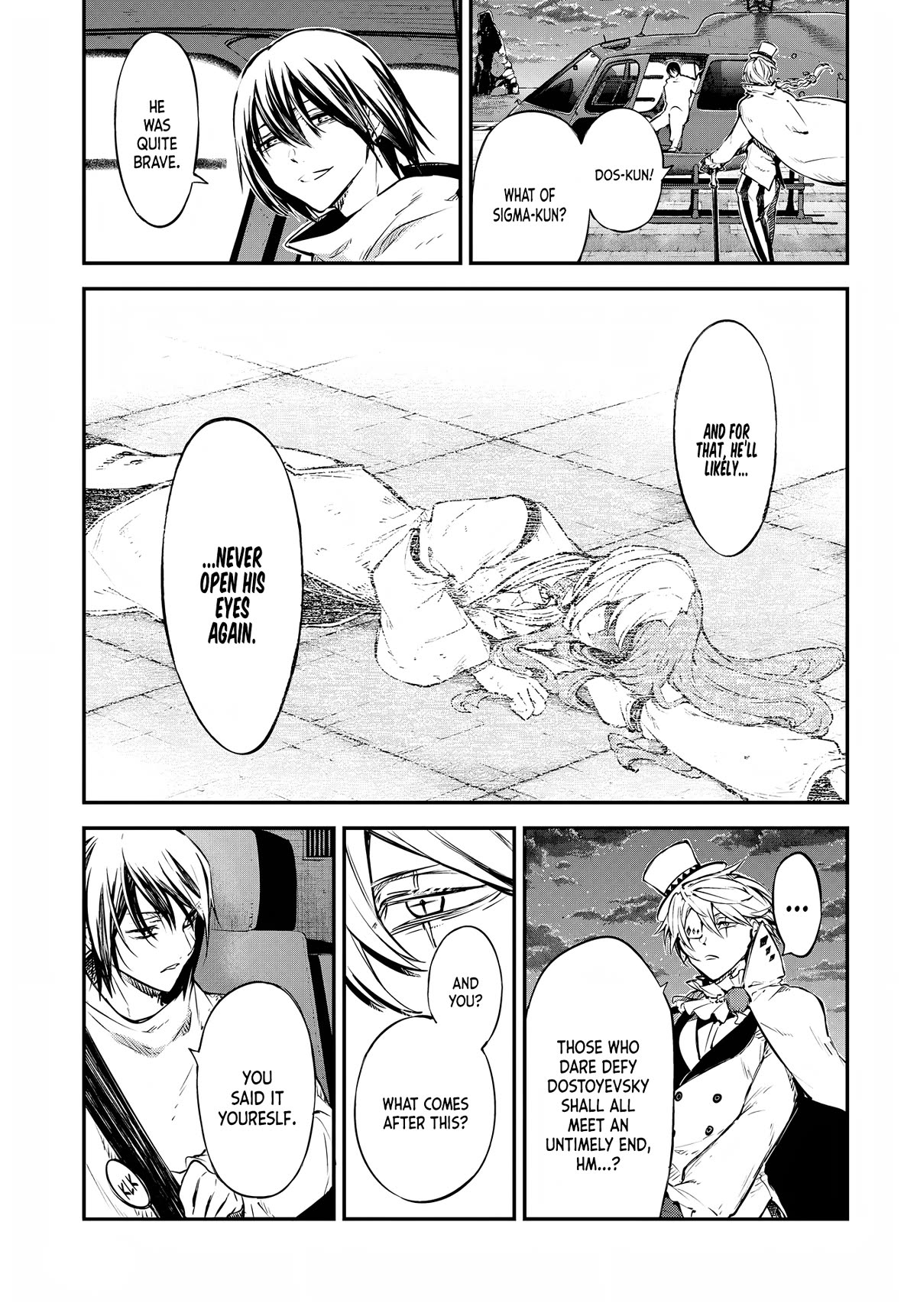 Bungou Stray Dogs Chapter 111 page 10 - Chapter 111: You Simply Can't Kill Me, Part 1