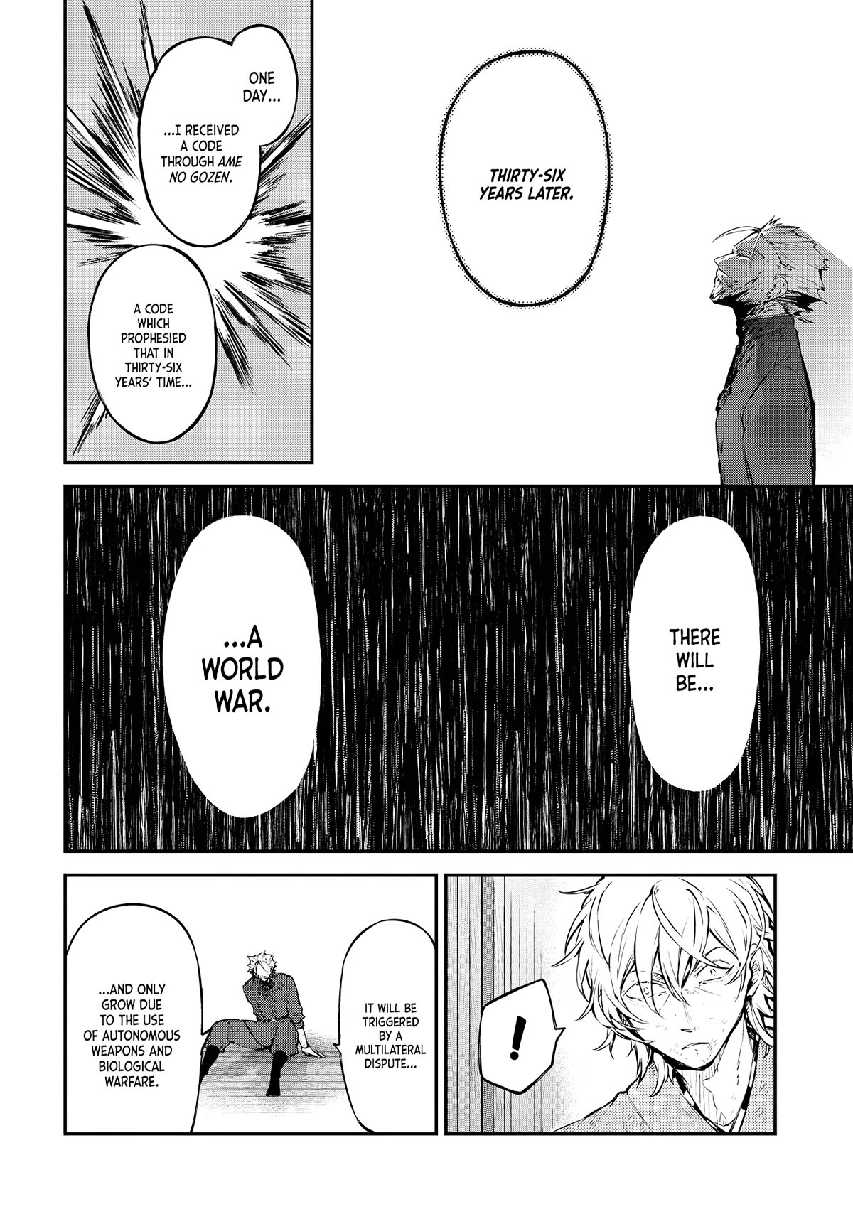 Bungou Stray Dogs Chapter 112 page 14 - Chapter 112: Why Have You Forsaken Me
