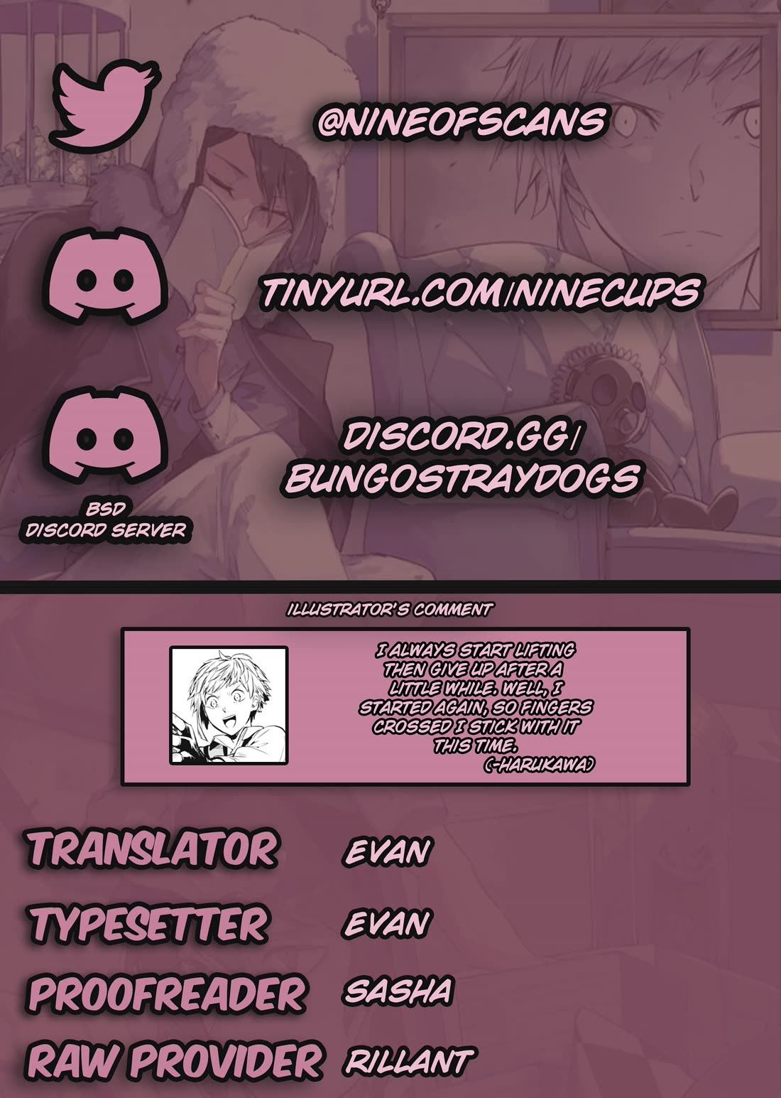 Bungou Stray Dogs Chapter 114.5 page 1 - Chapter 114.5: resurrectio, part 2