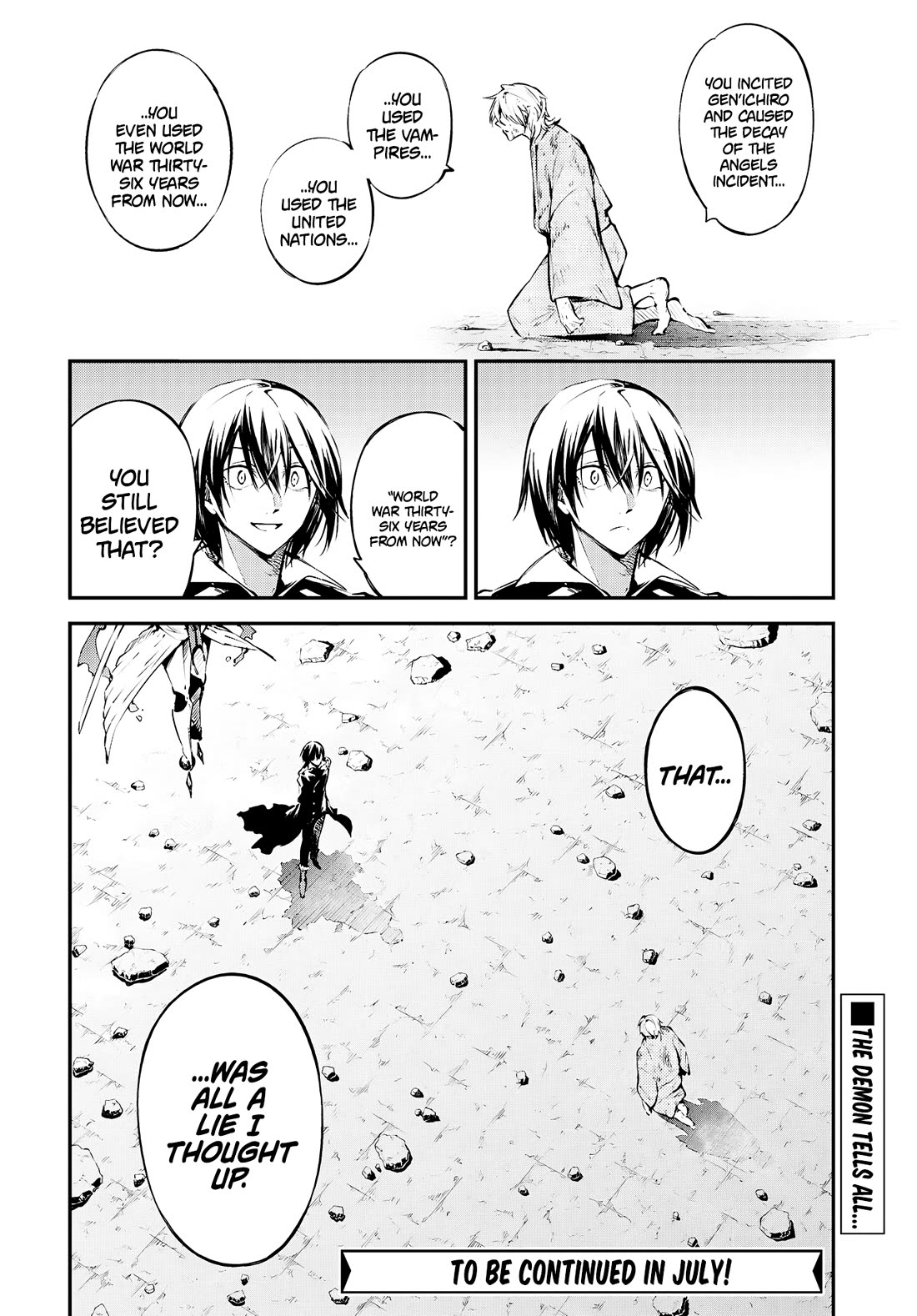 Bungou Stray Dogs Chapter 115 page 32 - Chapter 115: Flecks of Dark Foam