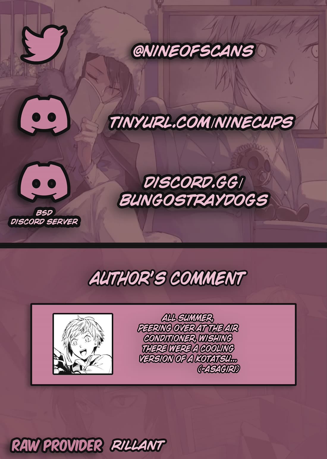 Bungou Stray Dogs Chapter 117 page 1 - Chapter 117: Understood