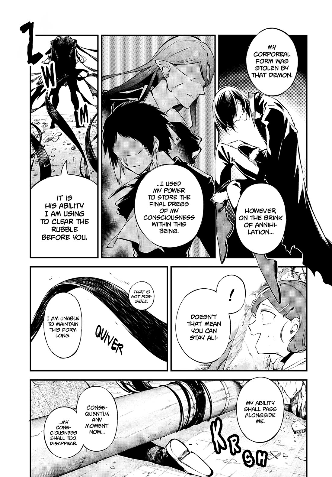 Bungou Stray Dogs Chapter 117 page 4 - Chapter 117: Understood