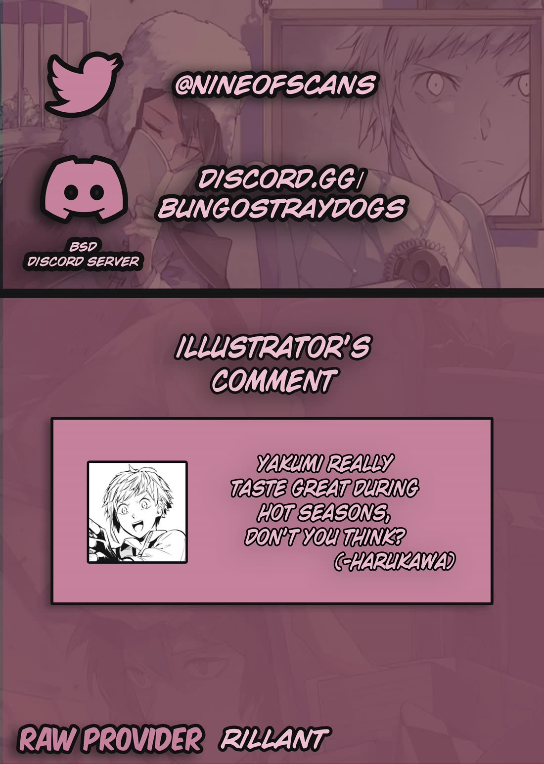 Bungou Stray Dogs Chapter 118 page 1 - Chapter 118: Mystifying Being