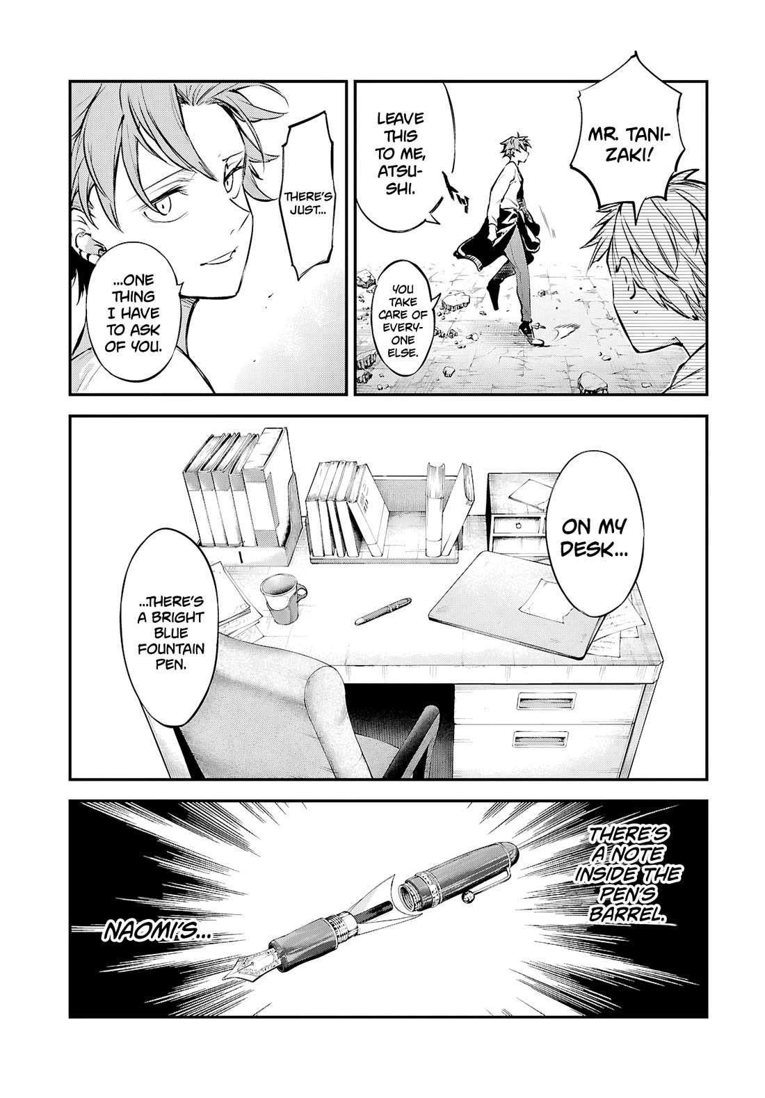 Bungou Stray Dogs Chapter 118 page 4 - Chapter 118: Mystifying Being