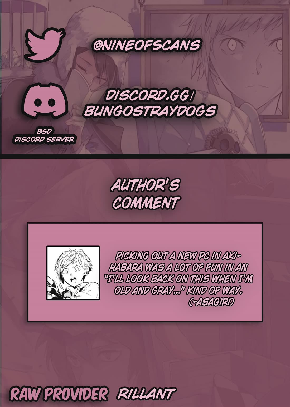Bungou Stray Dogs Chapter 119 page 1 - Chapter 119: Thusly Spill Into the Harbor of Sorrow