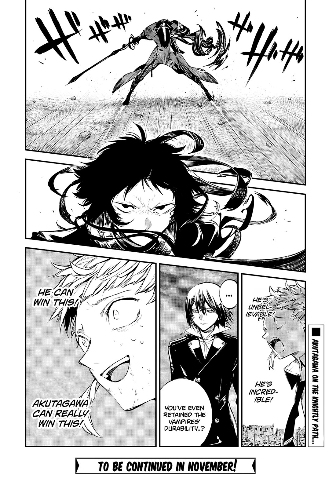 Bungou Stray Dogs Chapter 119 page 32 - Chapter 119: Thusly Spill Into the Harbor of Sorrow