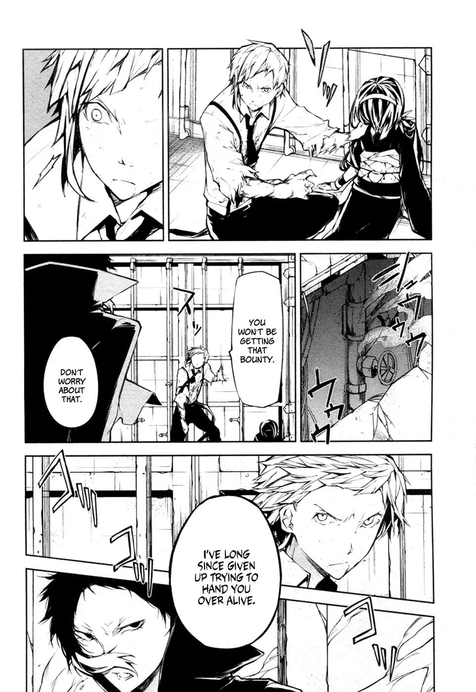 Bungou Stray Dogs Chapter 12 page 3 - Chapter 12: Rashomon and Tiger