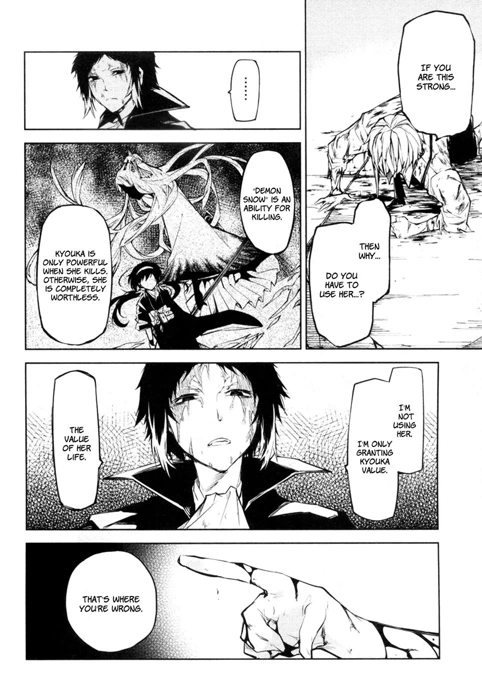 Bungou Stray Dogs Chapter 12 page 34 - Chapter 12: Rashomon and Tiger